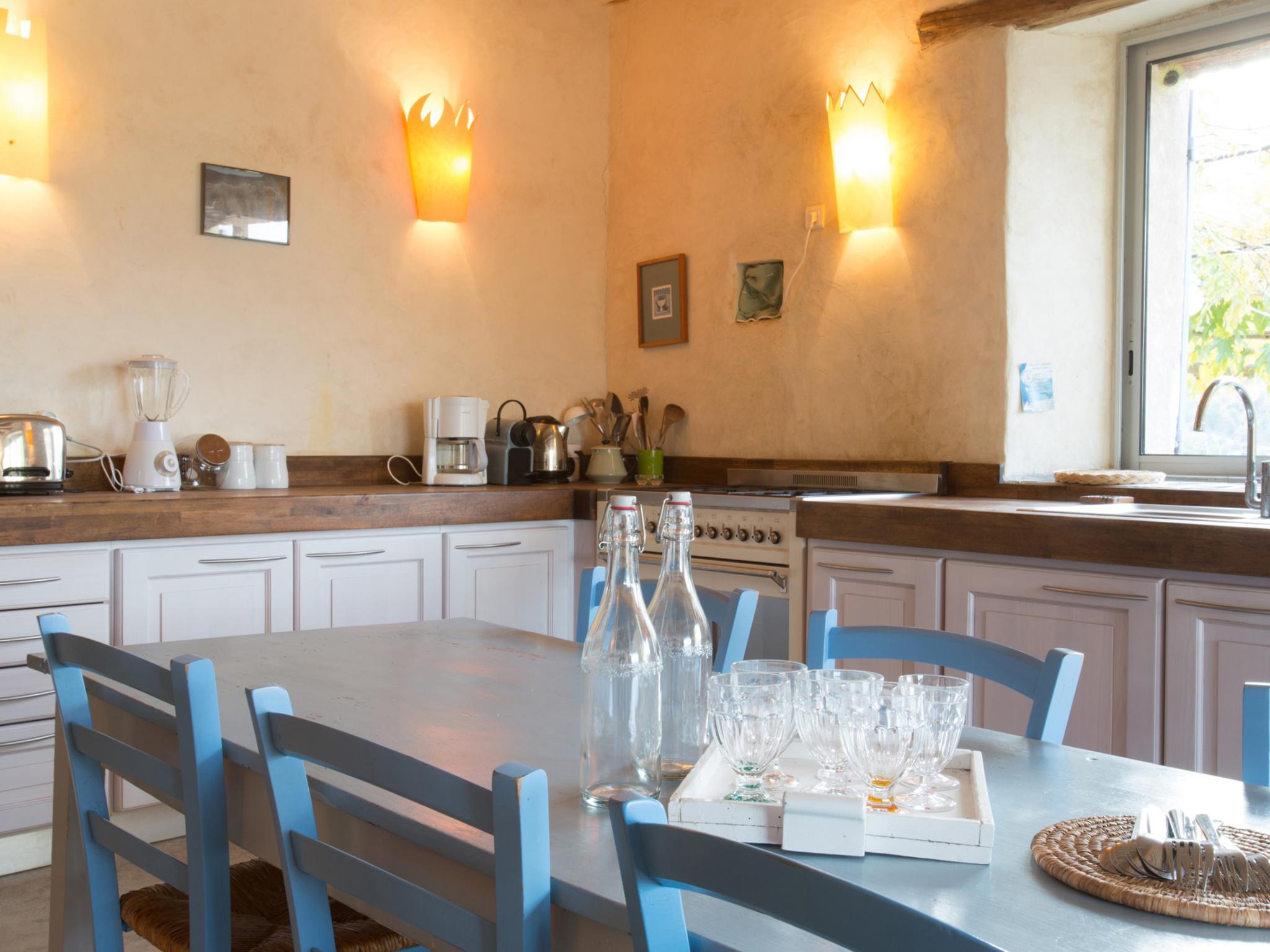 Modern kitchen at Le Serre des Granges Maxx in Montaulieu
