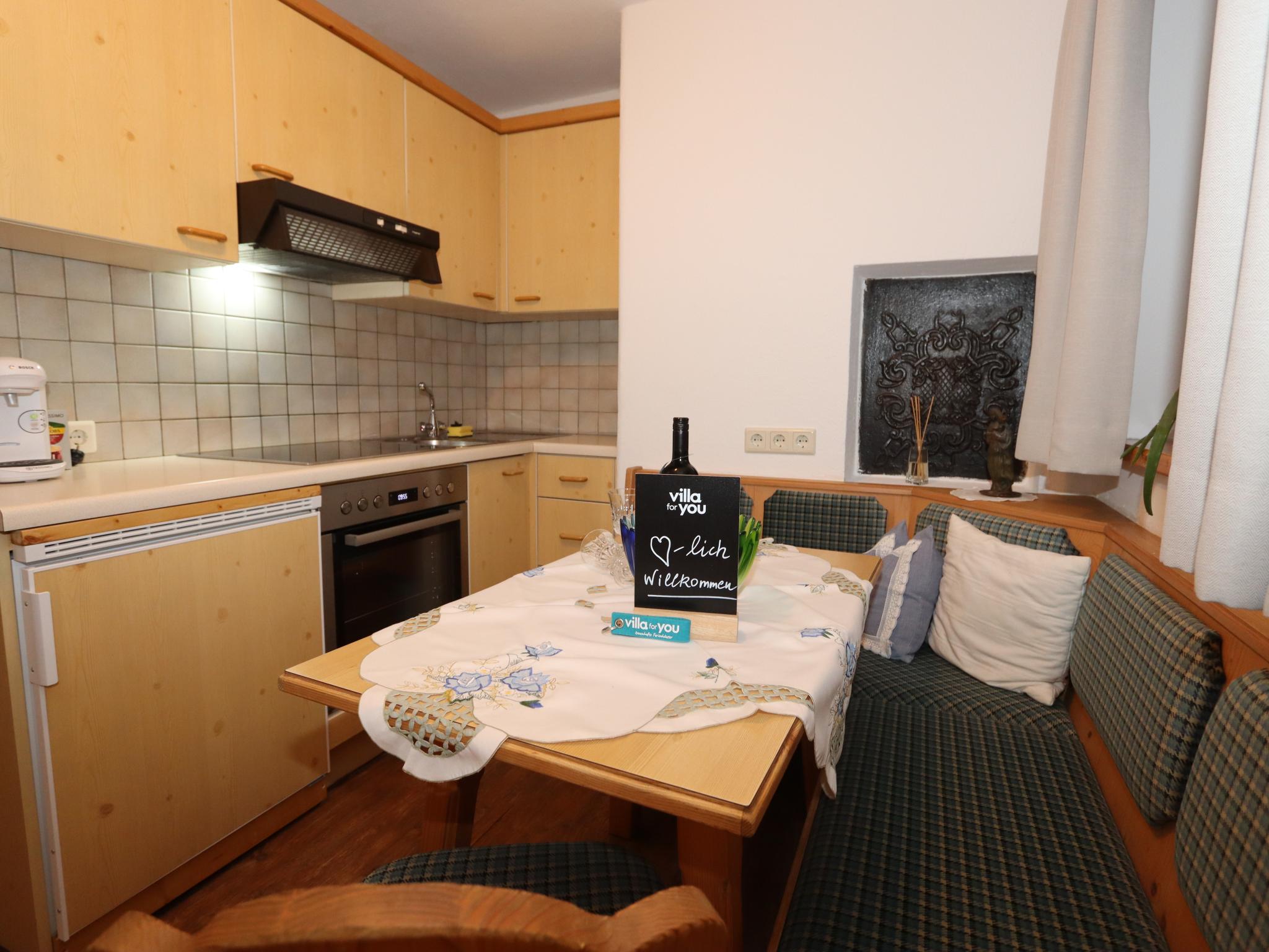 Modern kitchen at Beim Zuntl II in Ehrwald