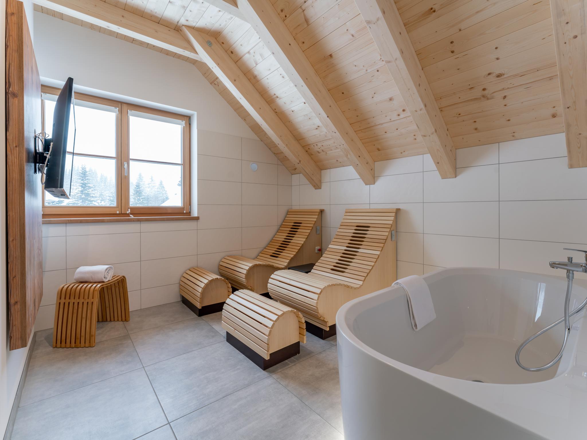 Outdoor terrace and views at Haus Enzian in Donnersbachwald