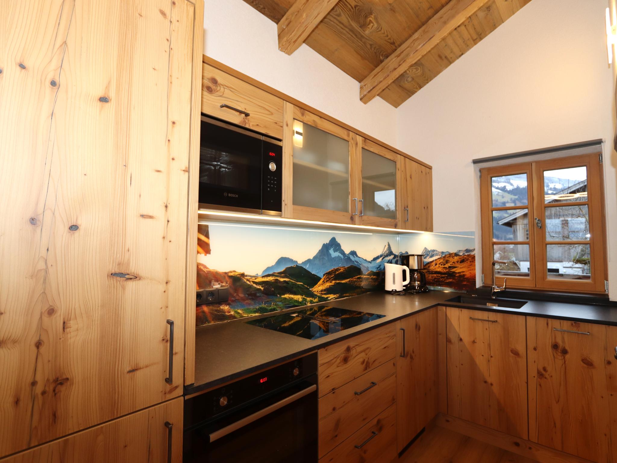 Living area at Chalet Höllwarth in Aschau im Zillertal