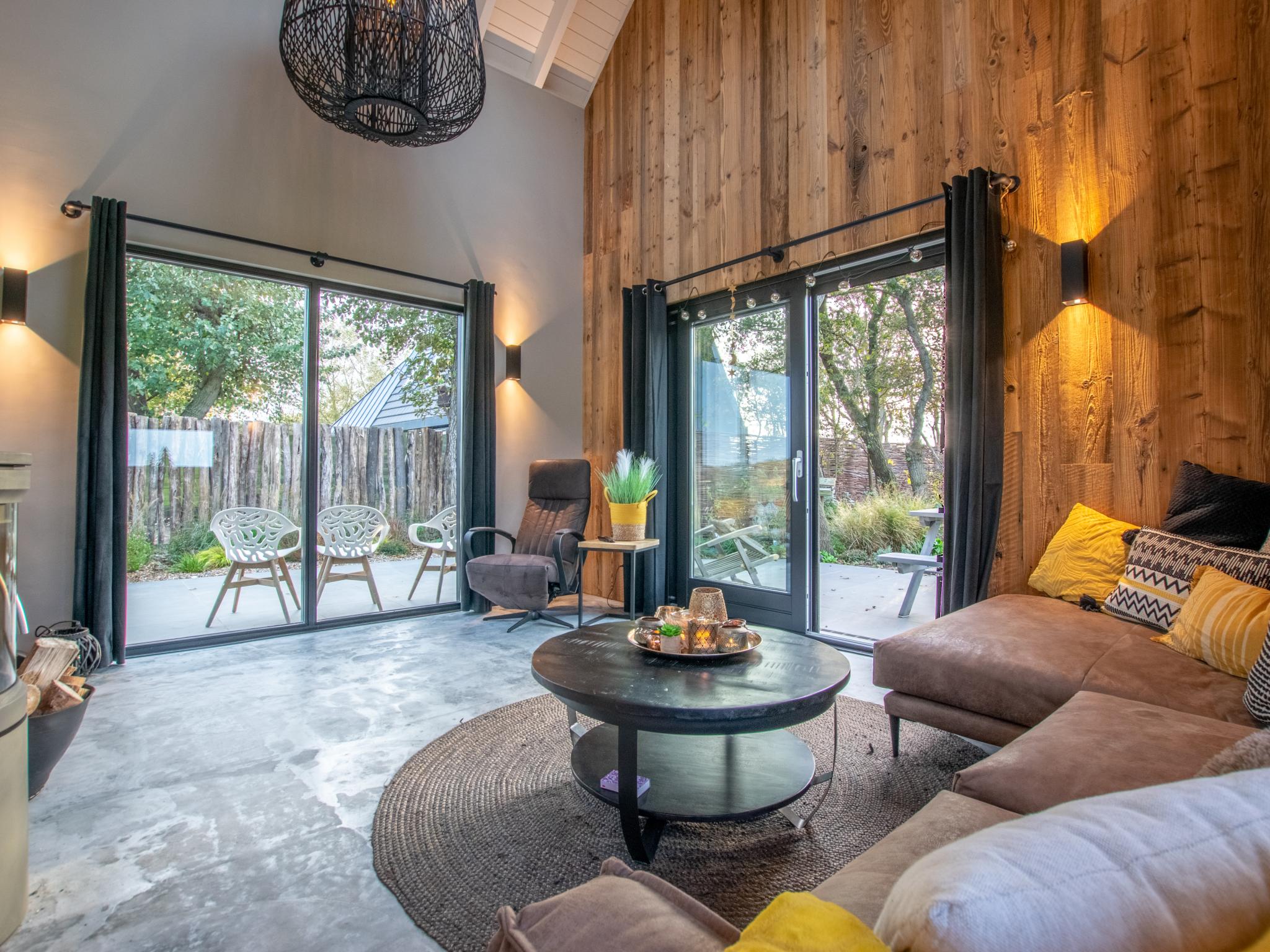 Outdoor terrace and views at Spoelde wiel in Callantsoog