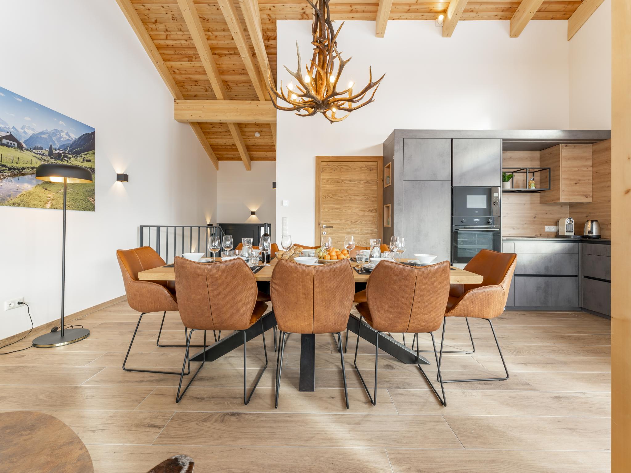 Outdoor terrace and views at Grebenzen Lodge Pabstin 36B in Sankt Lambrecht