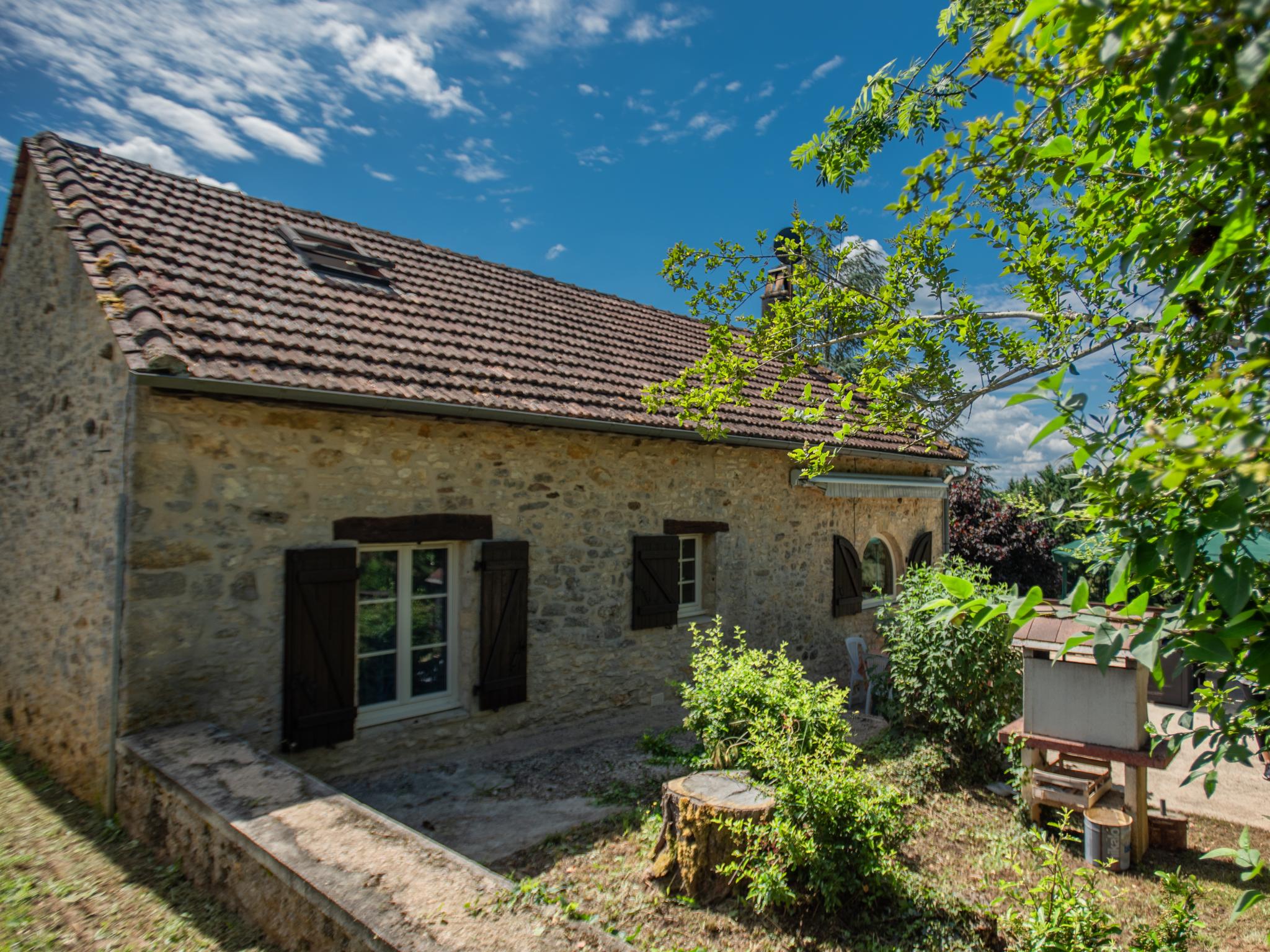 Living area at Gite Les Terrasses in Prats du Perigord