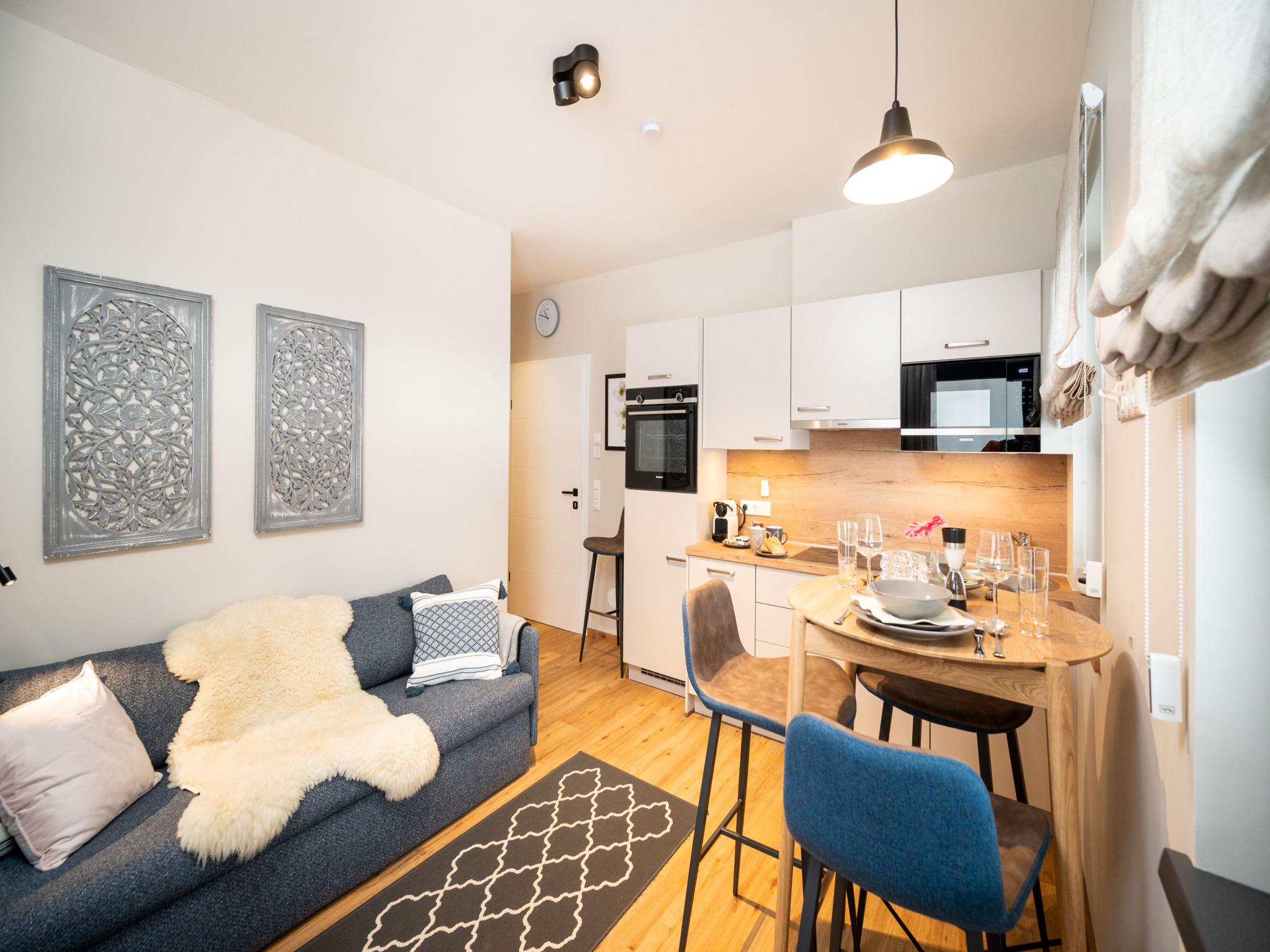 Modern kitchen at Schneeglöckchen in Maria Alm