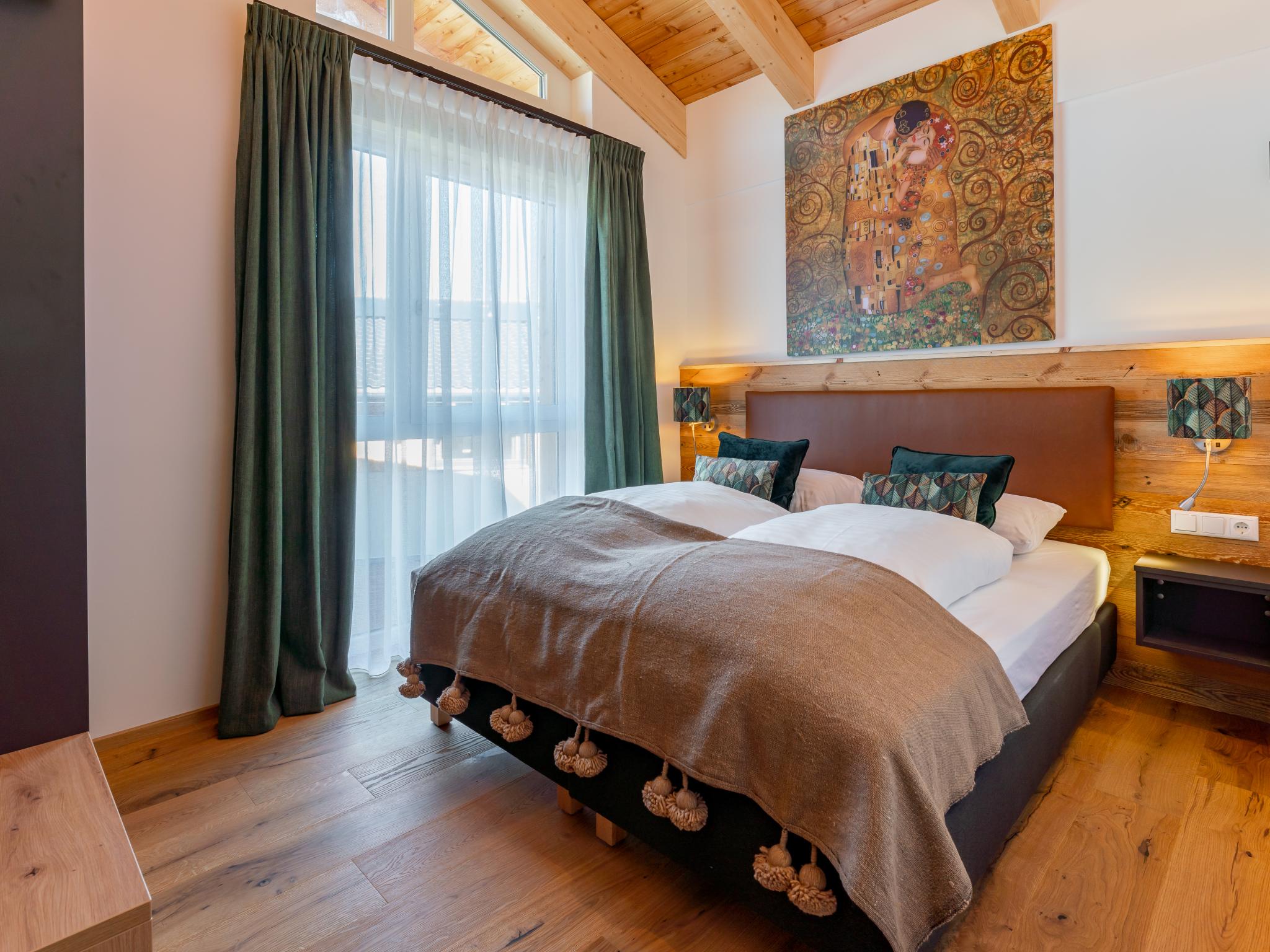 Outdoor terrace and views at Chalet Kolibri in Sankt Lambrecht