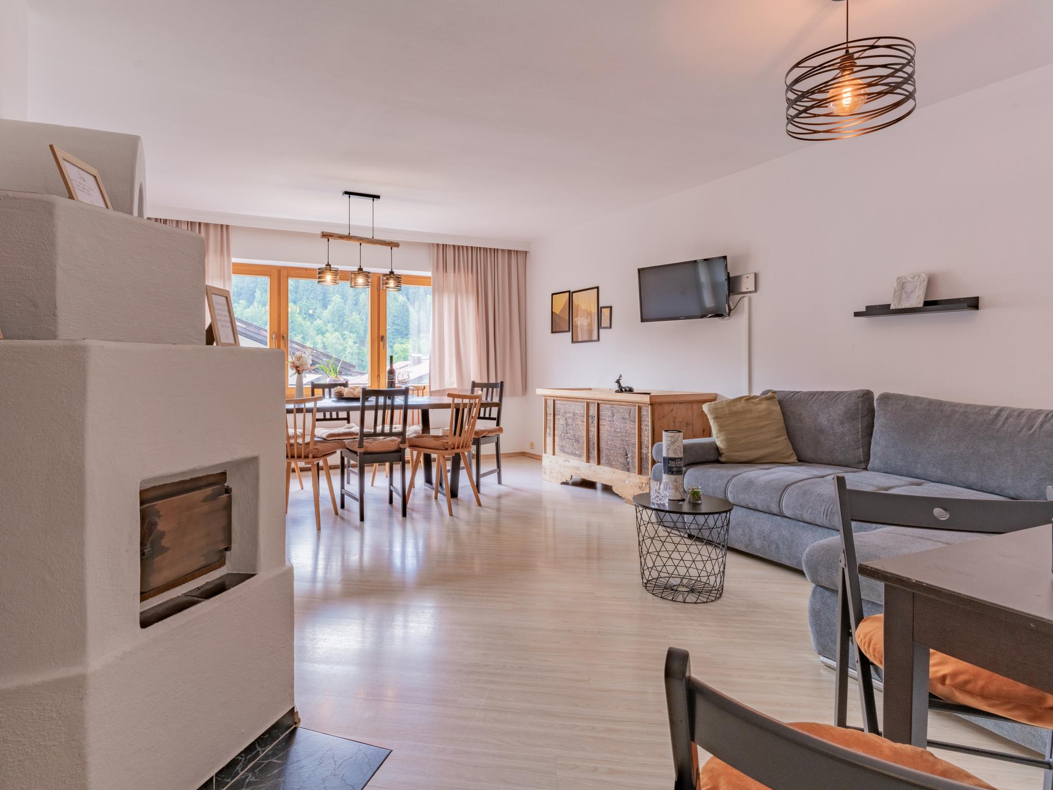 Outdoor terrace and views at Tirola Stadl Lois in Hopfgarten im Brixental