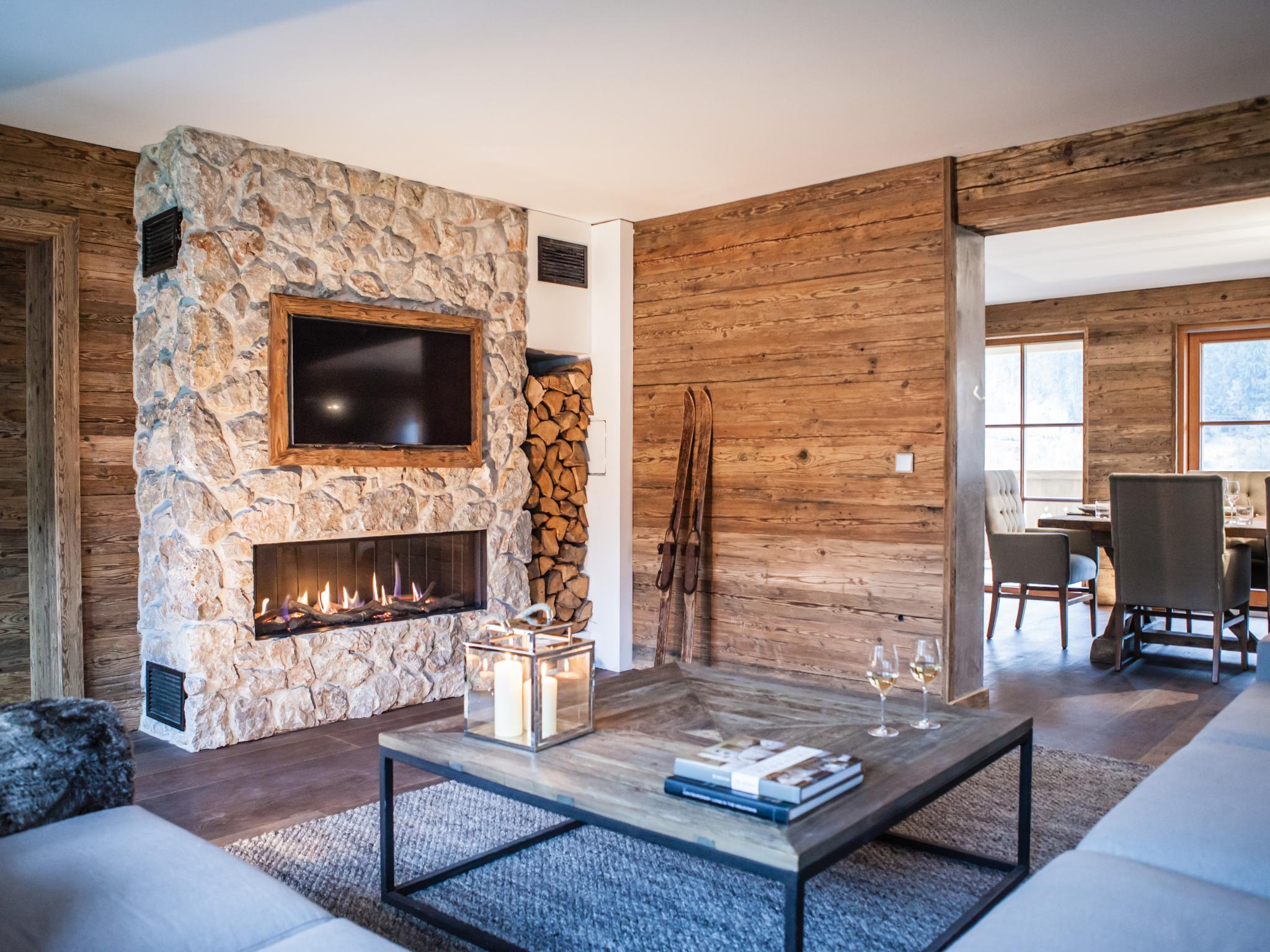 Living area at Chalet-Apartment Alpenrose am Lift in Kirchberg in Tirol