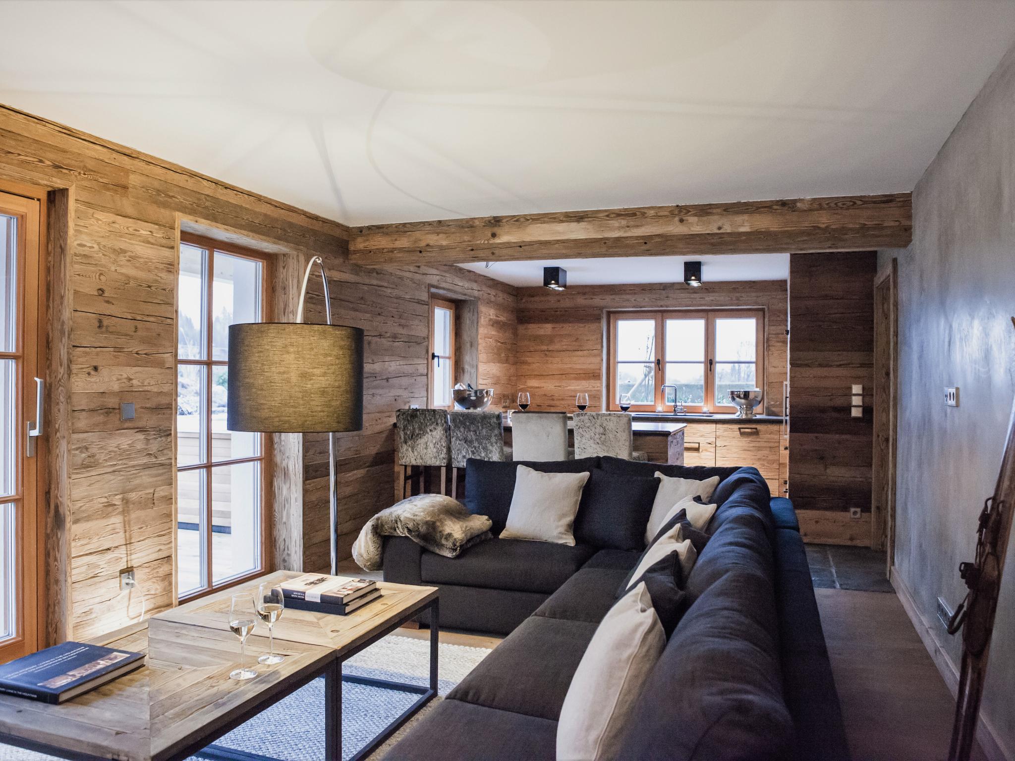 Modern kitchen at Chalet-Apartment Lavendel am Lift in Kitzbühel