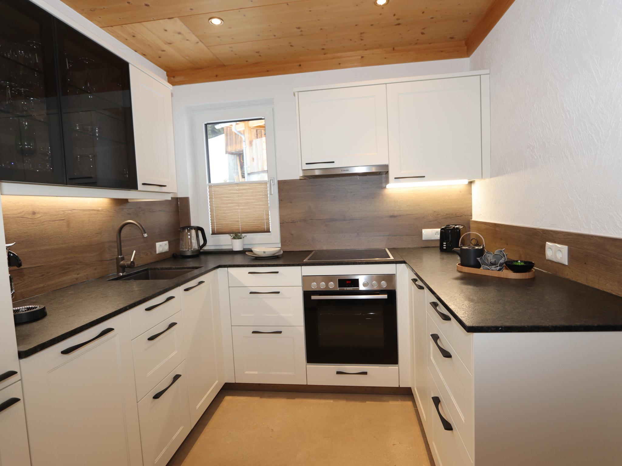 Modern kitchen at Ferienhaus Wolf in Tobadill