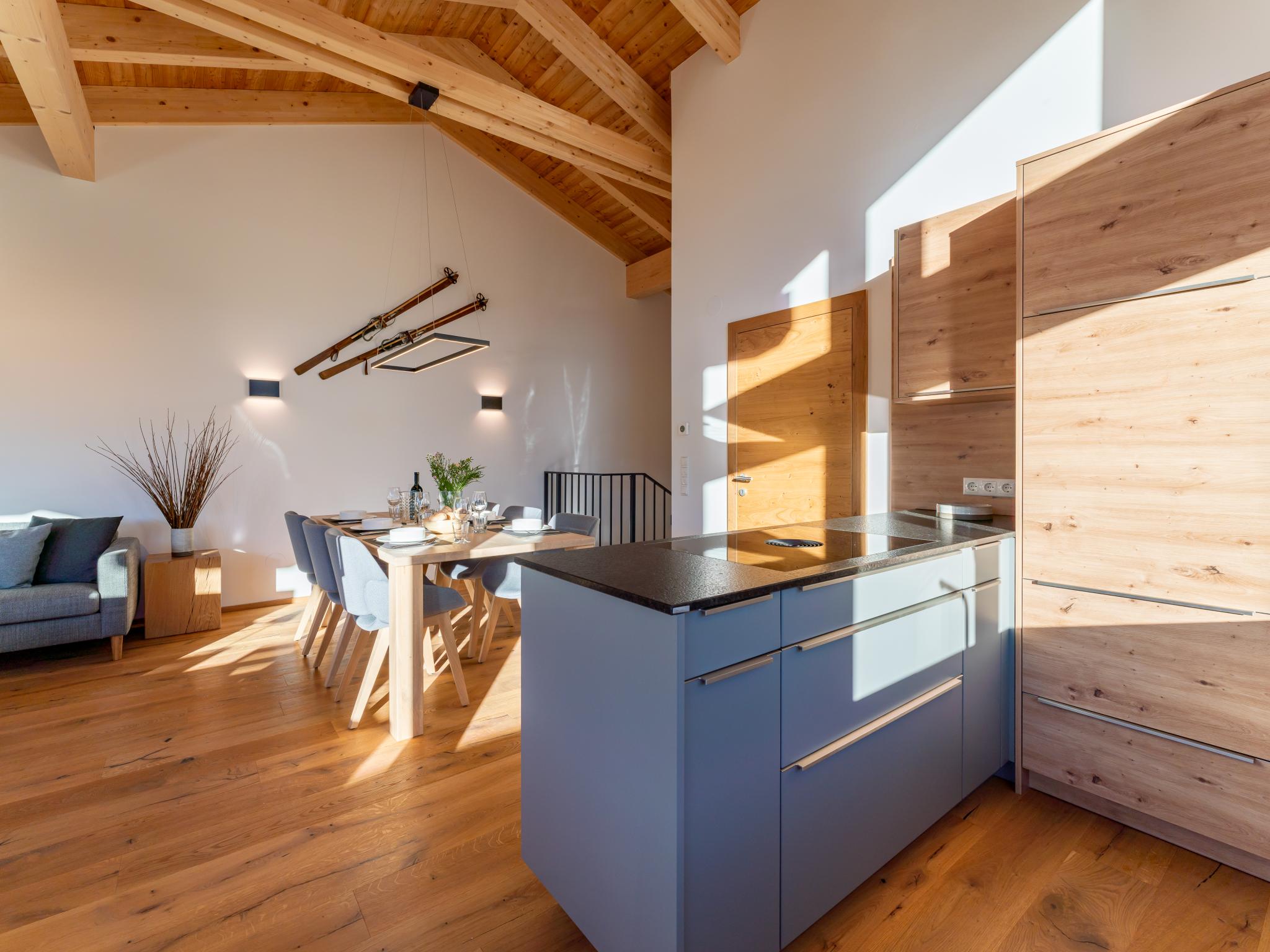 Modern kitchen at Grebenzen Eiszeit Lodge in Sankt Lambrecht