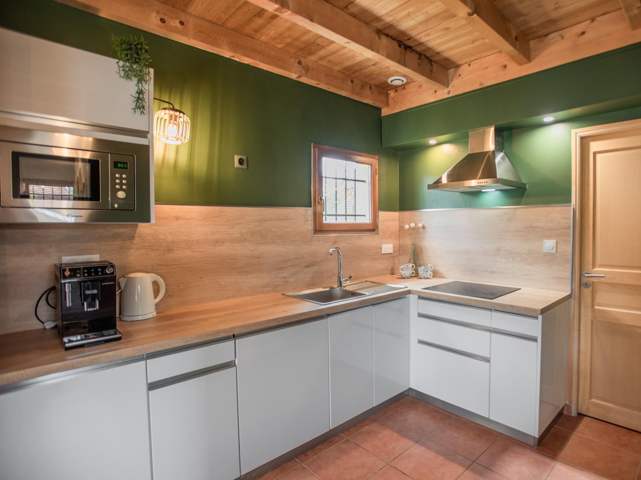 Modern kitchen at Lac Bleu nr 28 in Lacapelle Marival