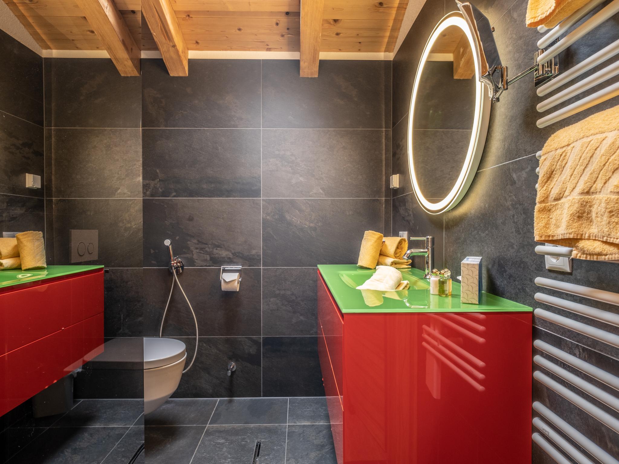 Outdoor terrace and views at Luxury Lodge Kaprun Ost A in Kaprun
