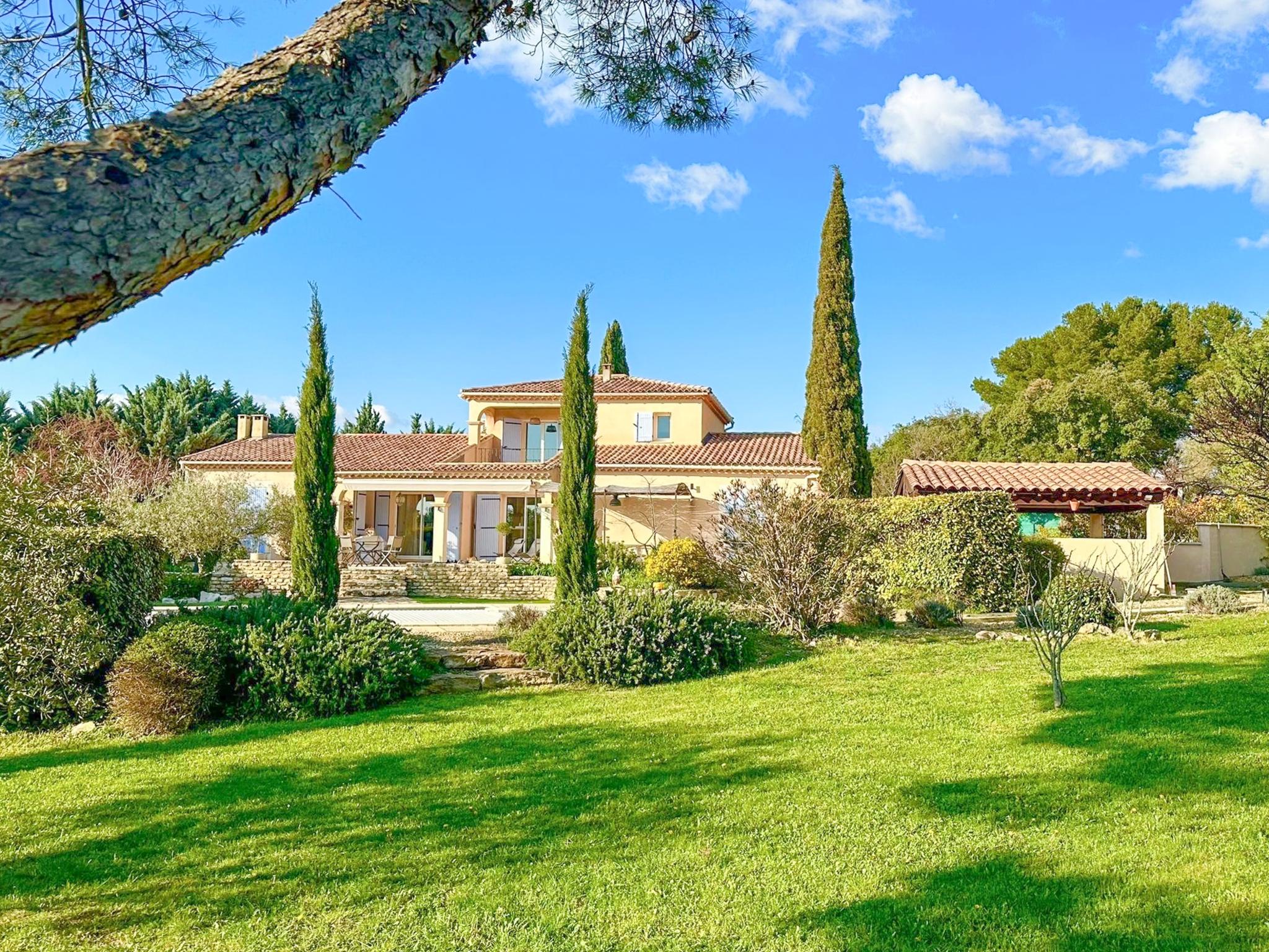 Living area at La Roque in La Roque-sur-Pernes