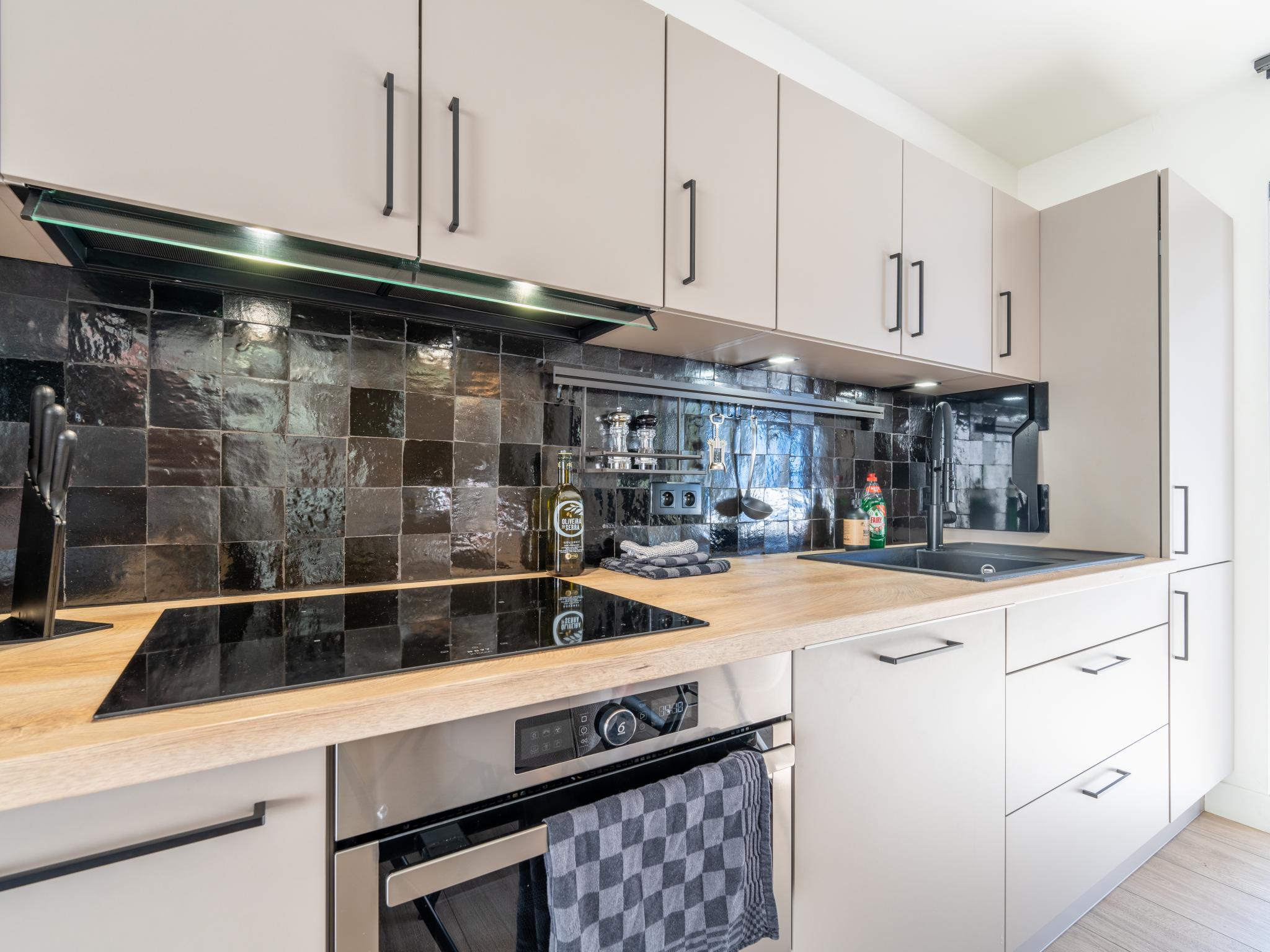 Modern kitchen at Aperol Spritz in Zutendaal