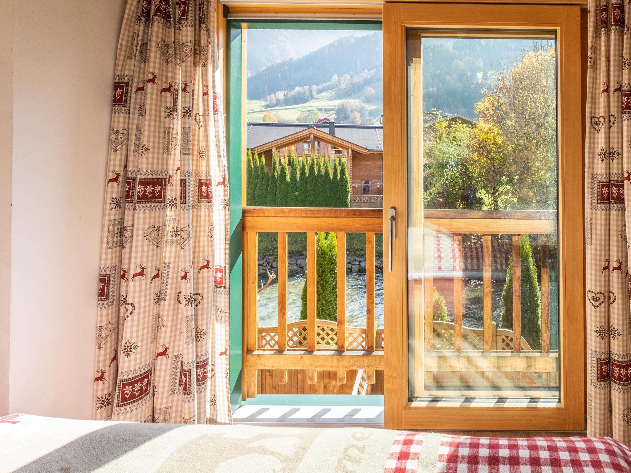 Swimming pool area at Nature Lodge Kaprun A in Kaprun