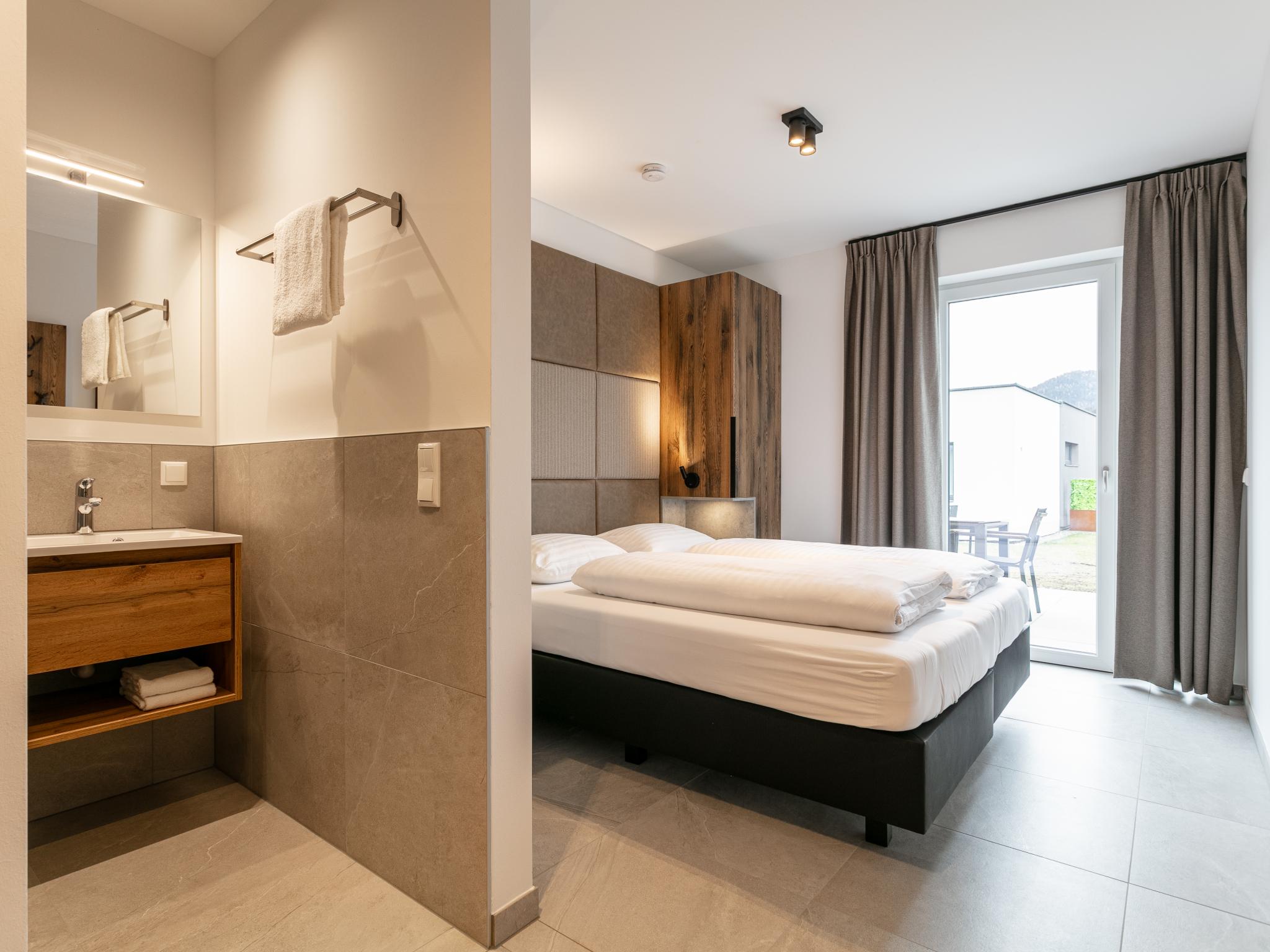 Swimming pool area at Grebenzen Lodge 35 in Sankt Lambrecht