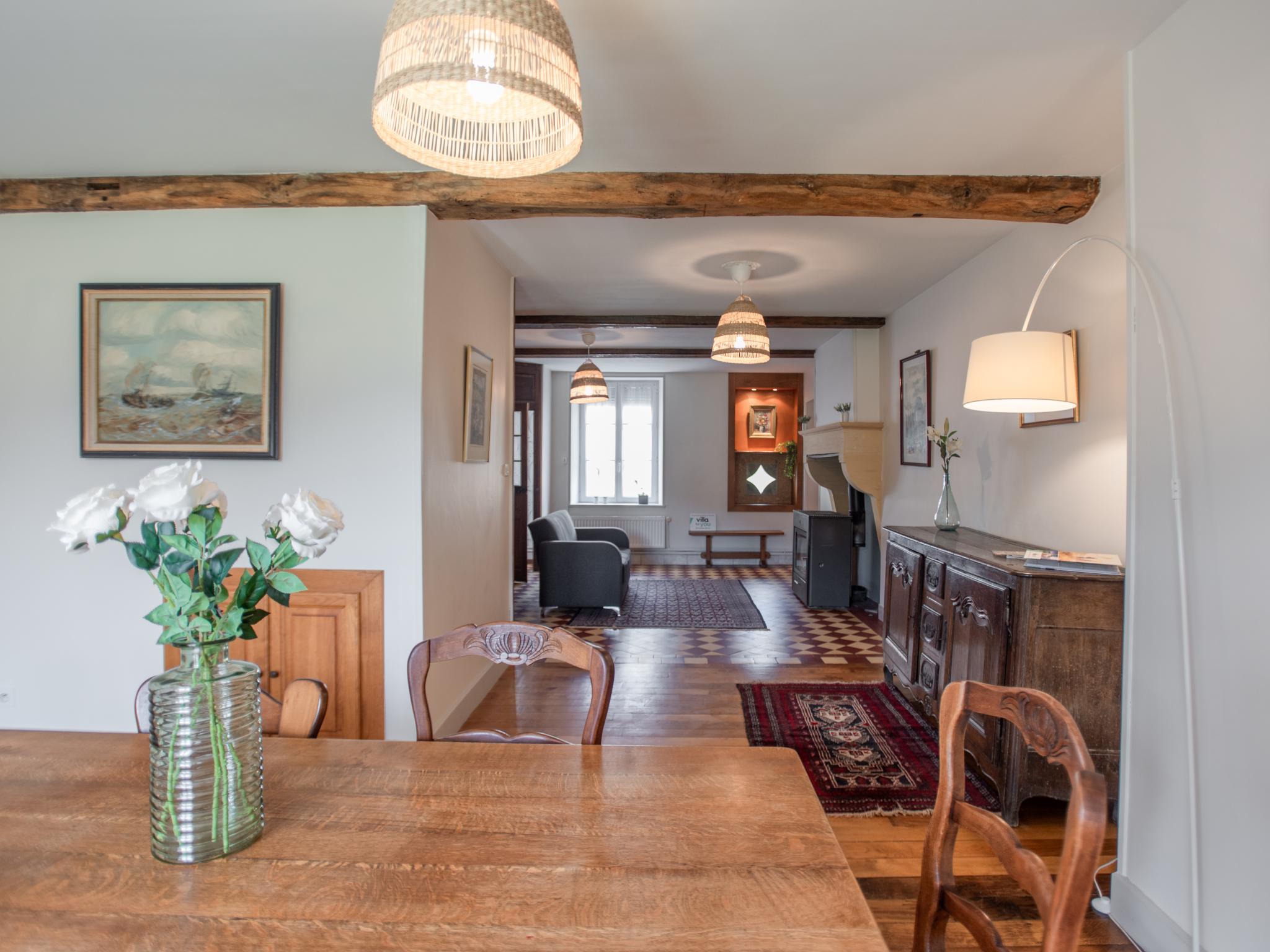 Outdoor terrace and views at Gite du Bois in Guignicourt-sur-Vence