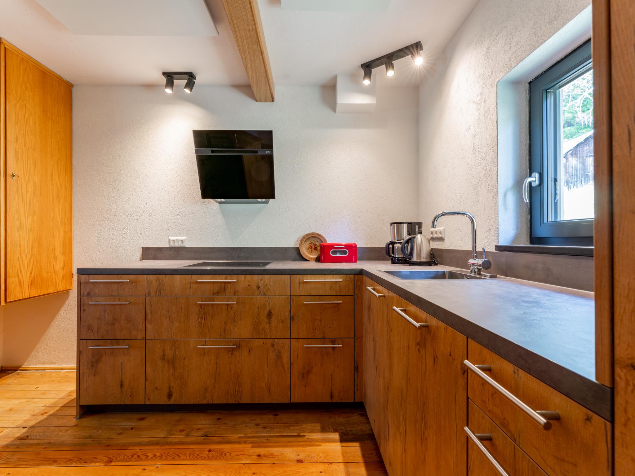 Modern kitchen at Jagerhütte in Mallnitz