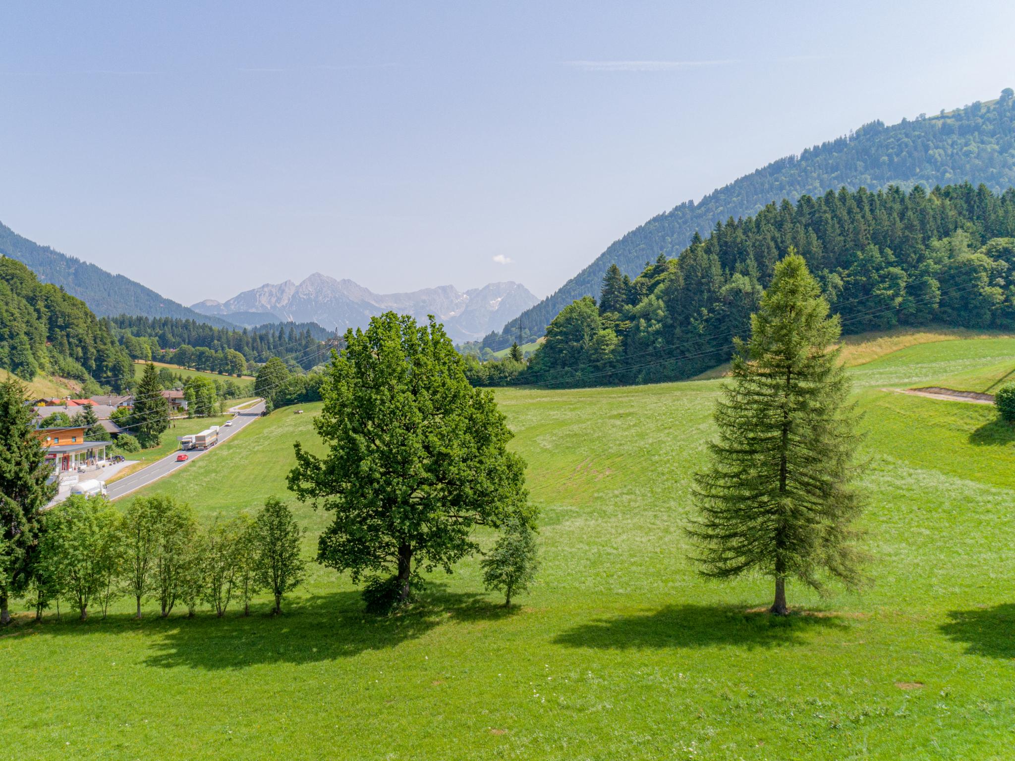 Living area at Klein Hintermühltalhof in Itter