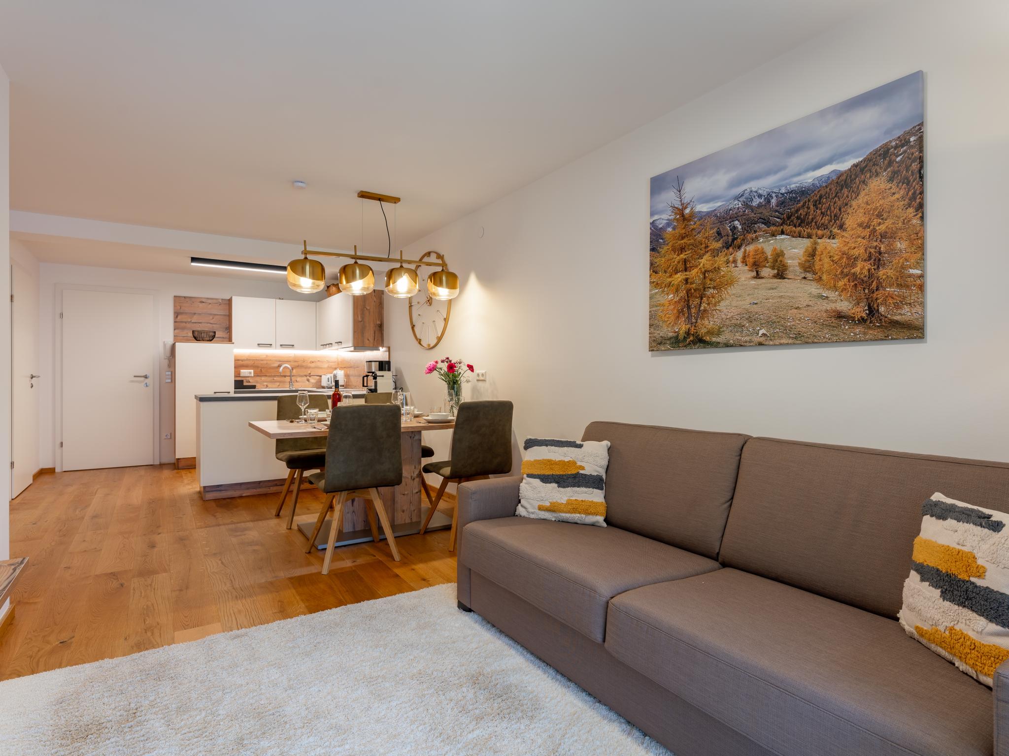 Outdoor terrace and views at Ski Nature Apartment Lungau Top 14 in Mauterndorf