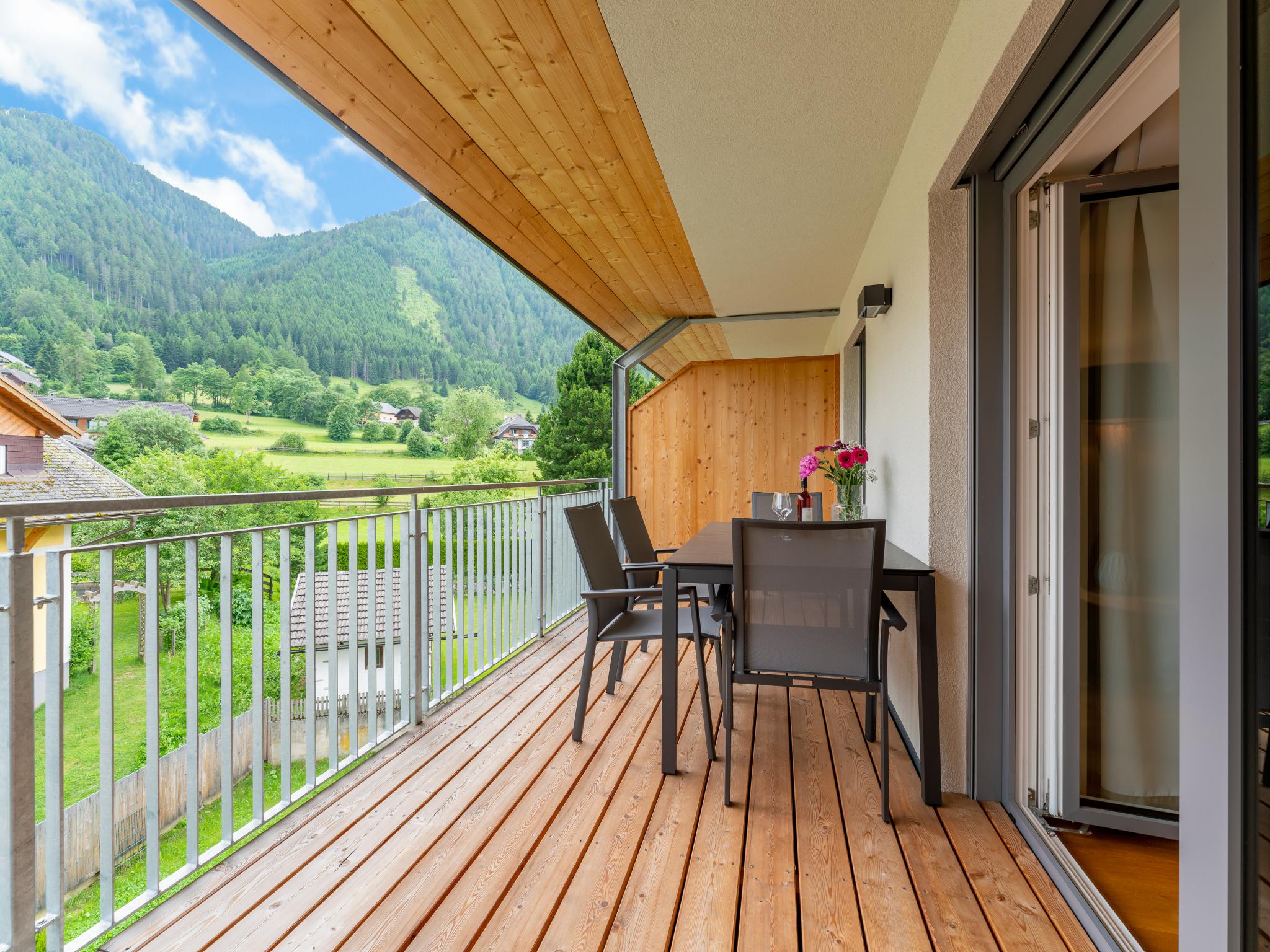 Bedroom with comfortable beds at Ski Nature Apartment Lungau Top 14 in Mauterndorf