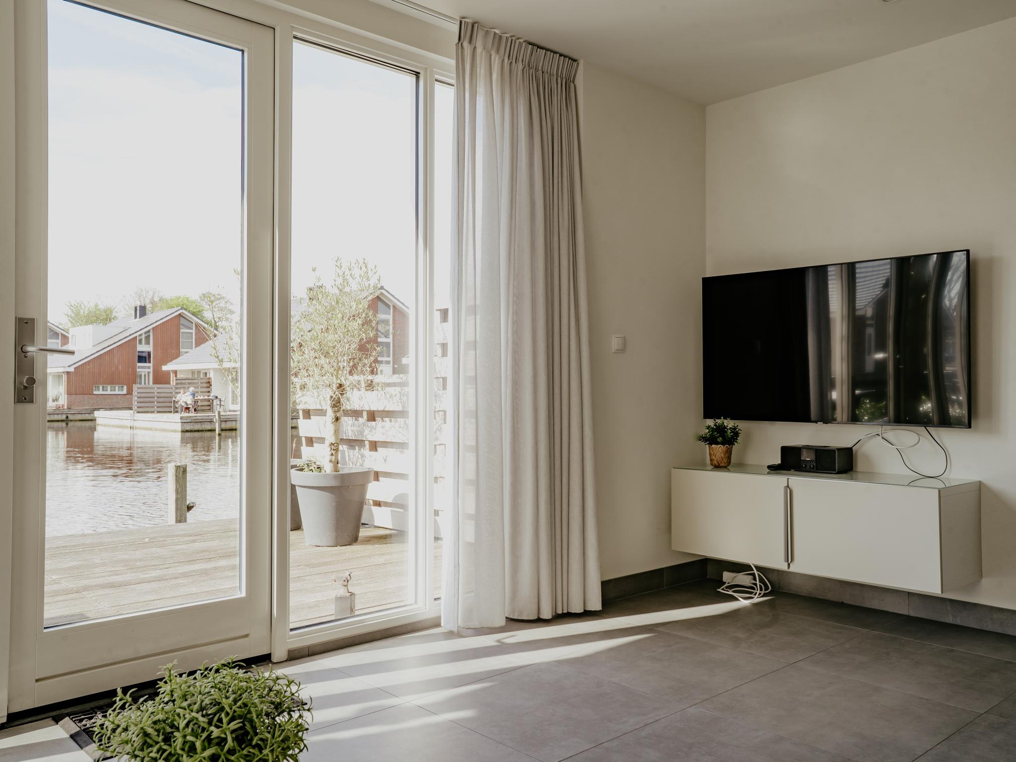 Modern kitchen at Waterfront in Uitgeest