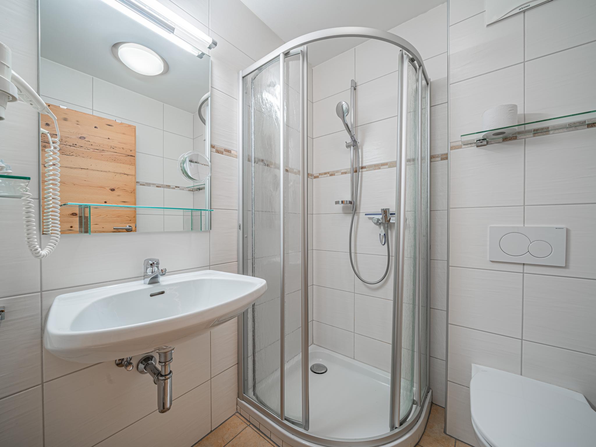 Outdoor terrace and views at Röck IA in Neukirchen am Großvenediger