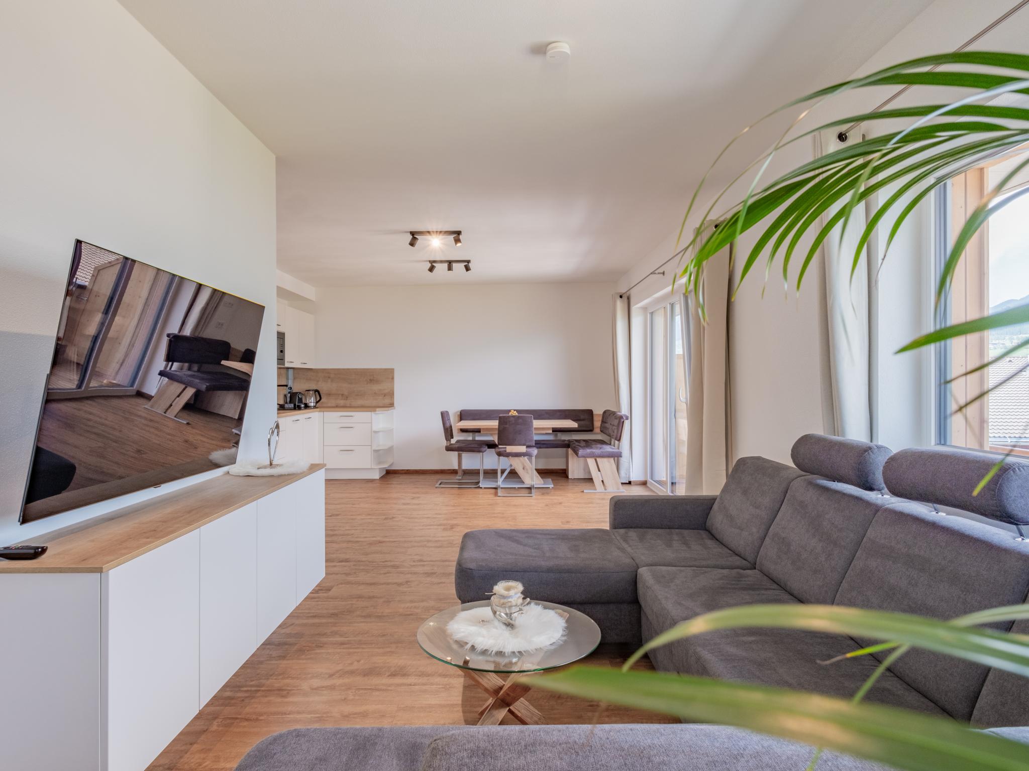 Bedroom with comfortable beds at Blick ins Salzachtal in Mittersill