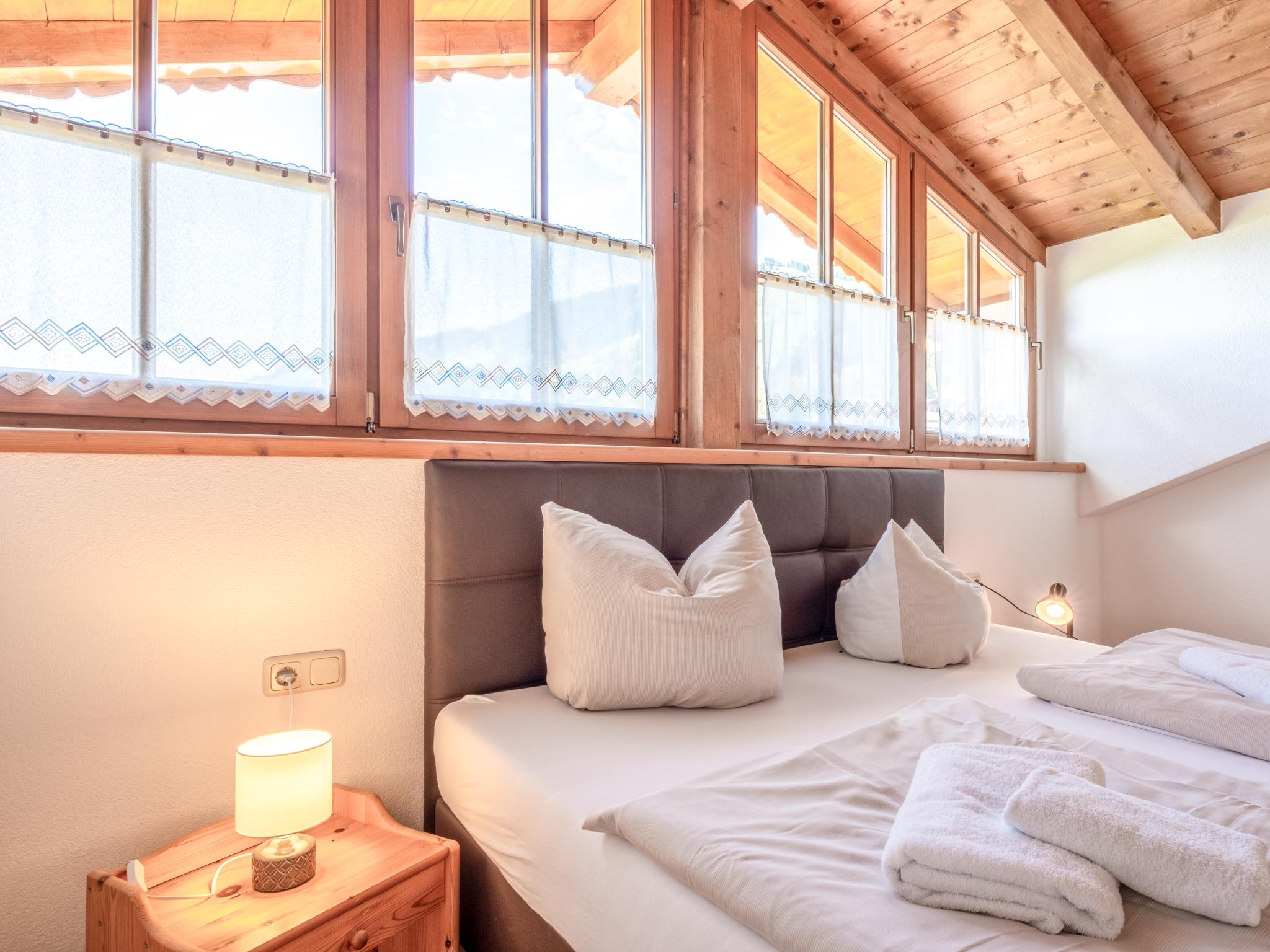 Outdoor terrace and views at Appartement Brixnerwirt IV in Brixen im Thale