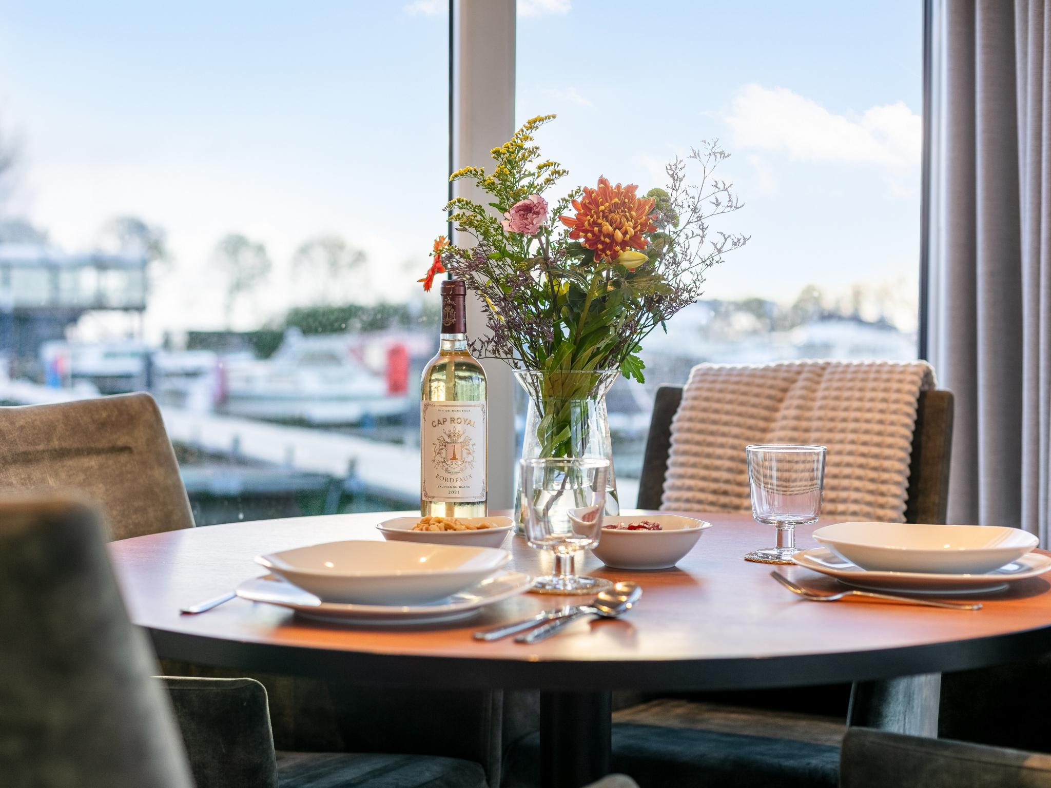 Outdoor terrace and views at The Queen in Kerkdriel