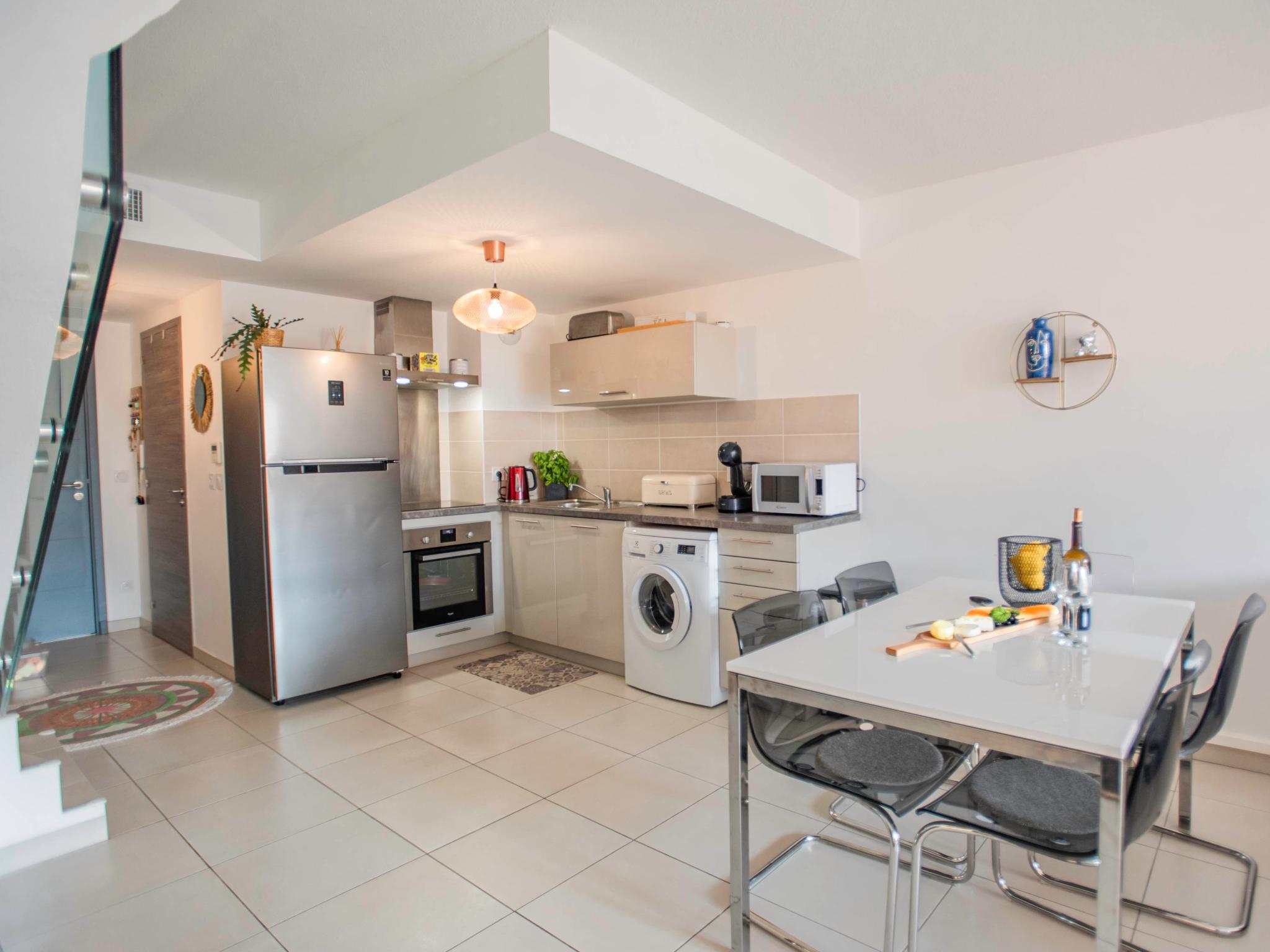 Living area at Maison du Port in Port Grimaud