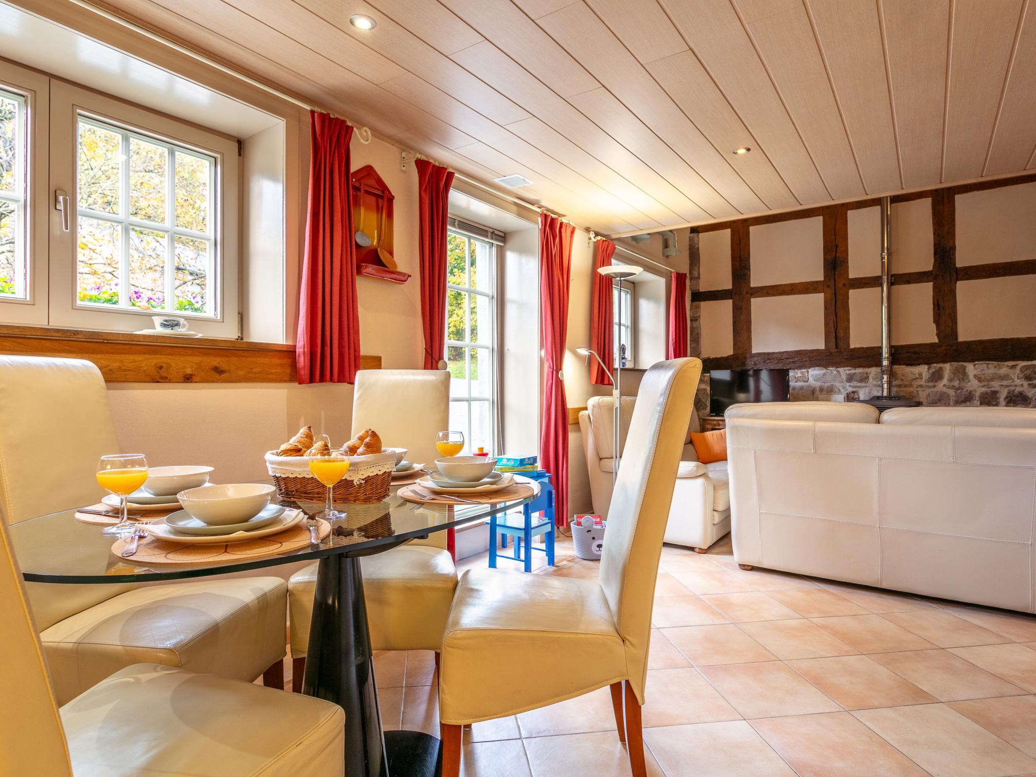 Modern kitchen at Au Ballon in Manhay