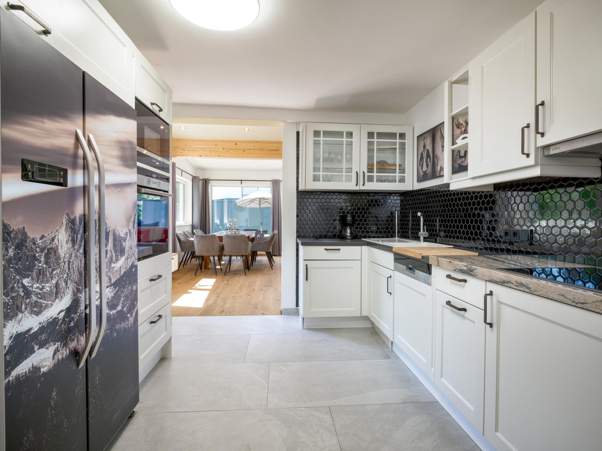 Modern kitchen at Chalet Hornblick in Fieberbrunn
