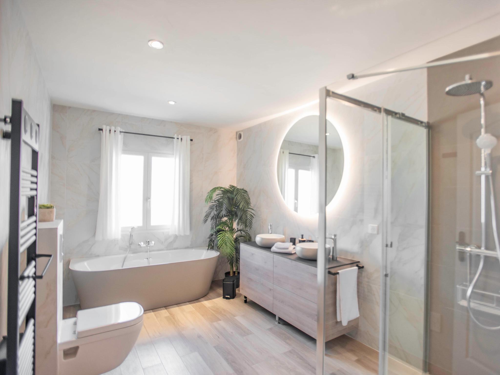 Outdoor terrace and views at La Parure in Vidauban