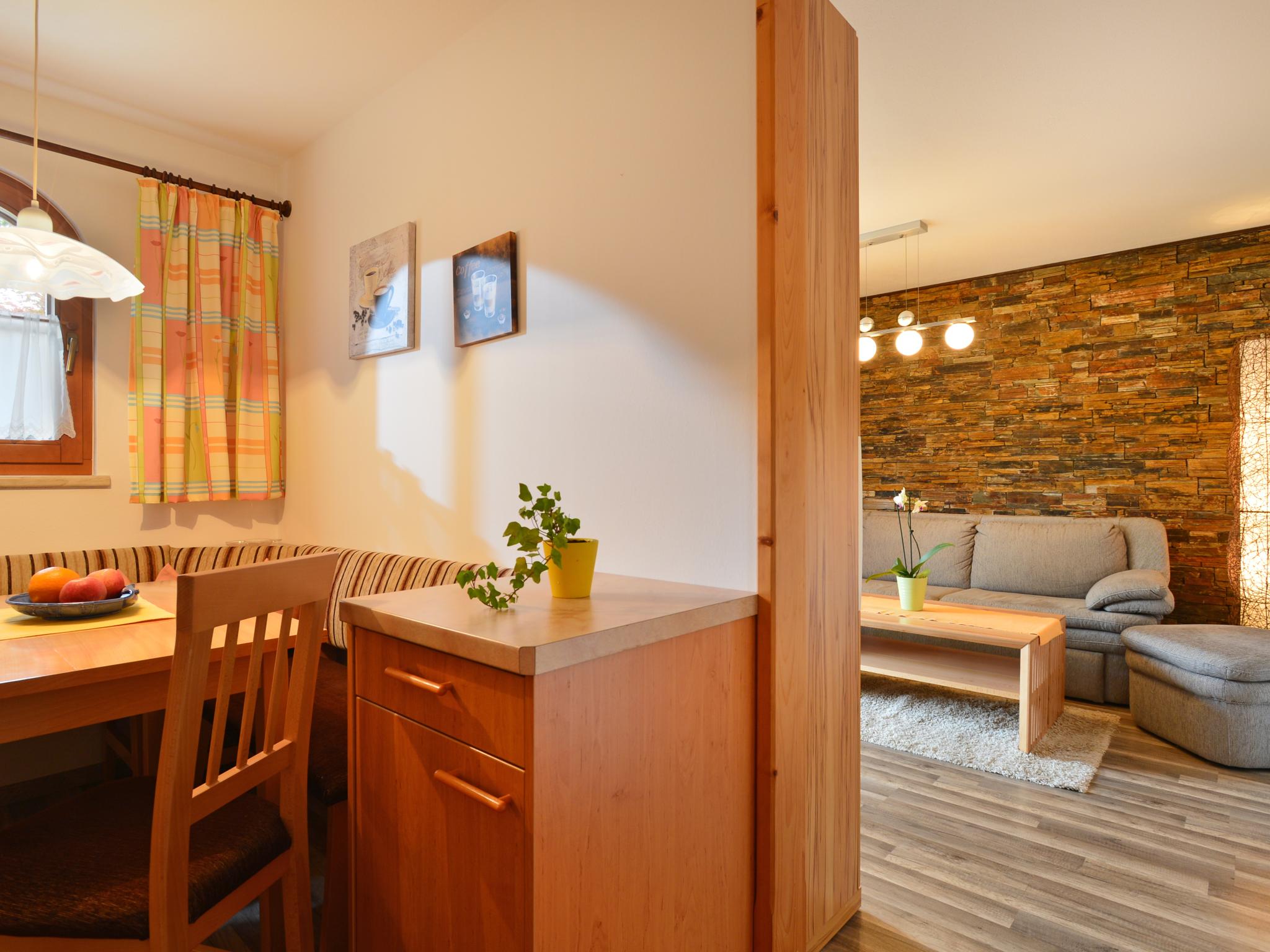 Outdoor terrace and views at Apartment Gartentraum in Itter