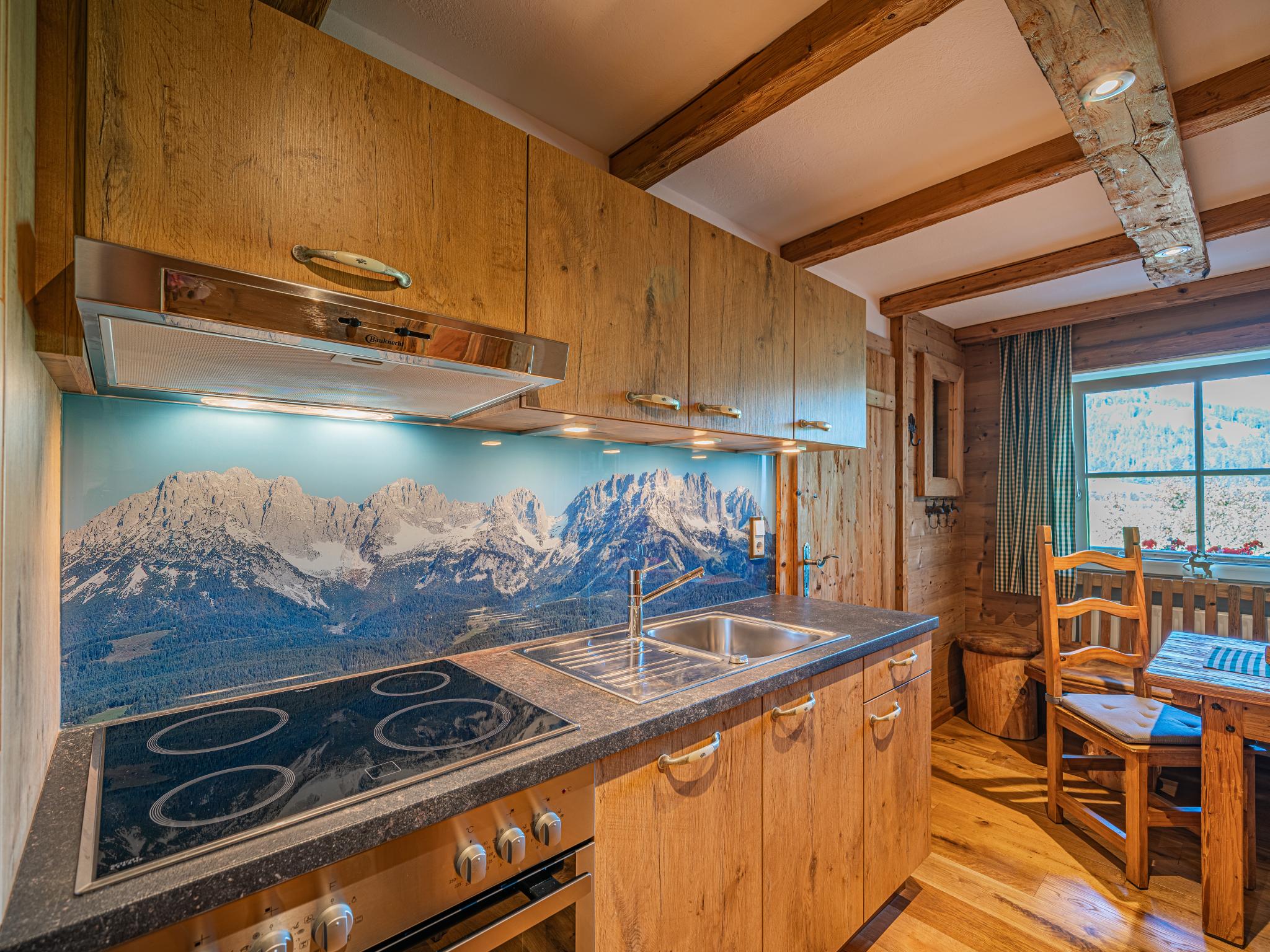 Bedroom with comfortable beds at Hilde 1 in Kirchdorf in Tirol