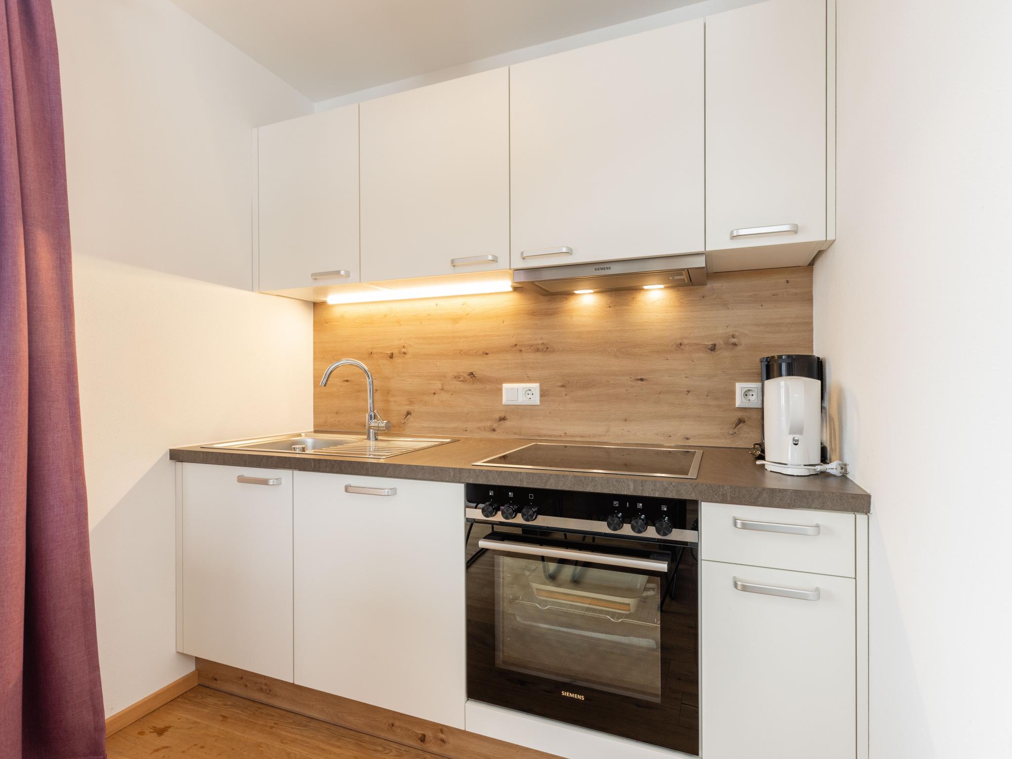 Modern kitchen at Lärchenhof Top 301 in Mauterndorf