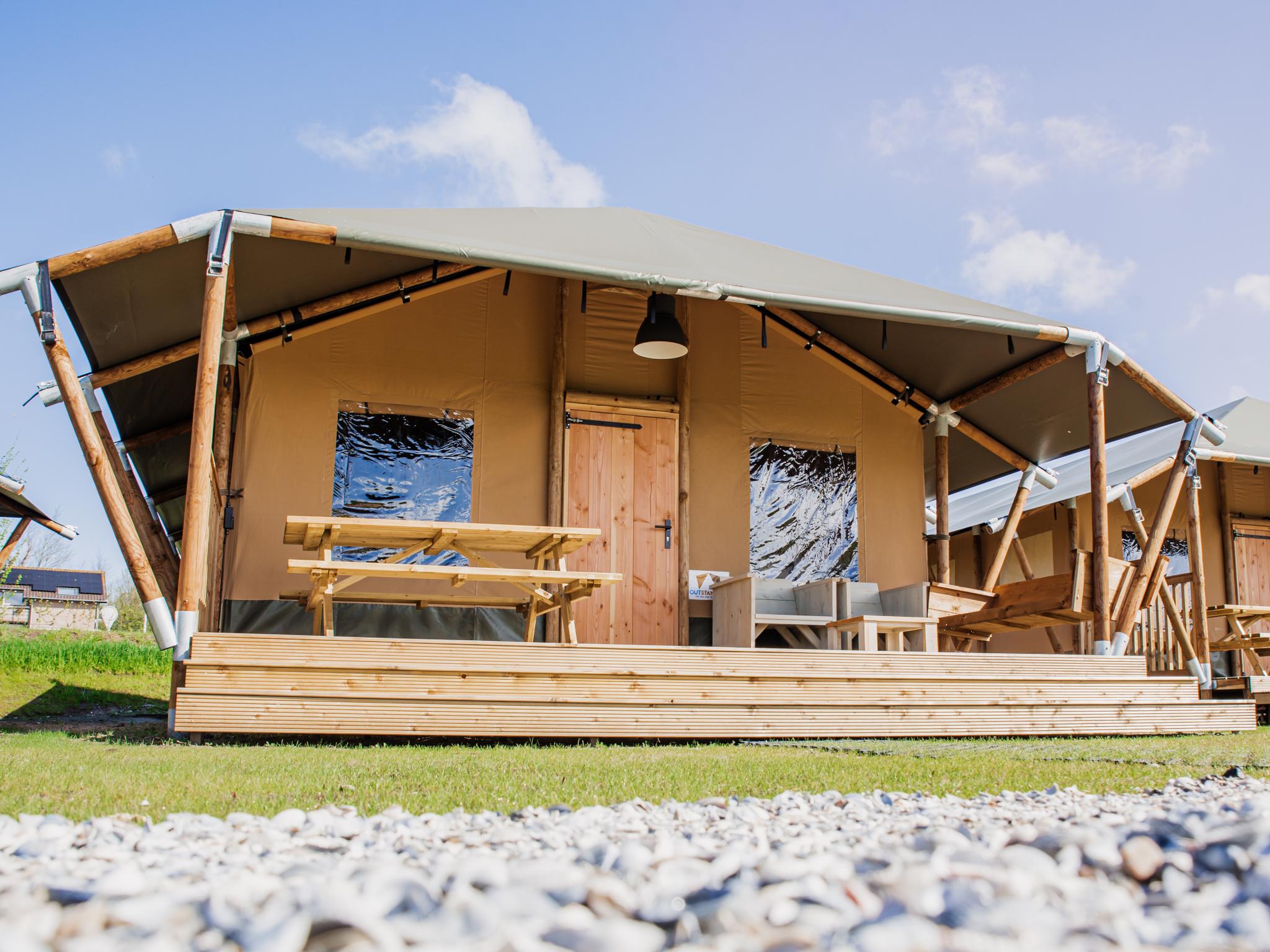 Living area at Glamping Lodge in Westerland