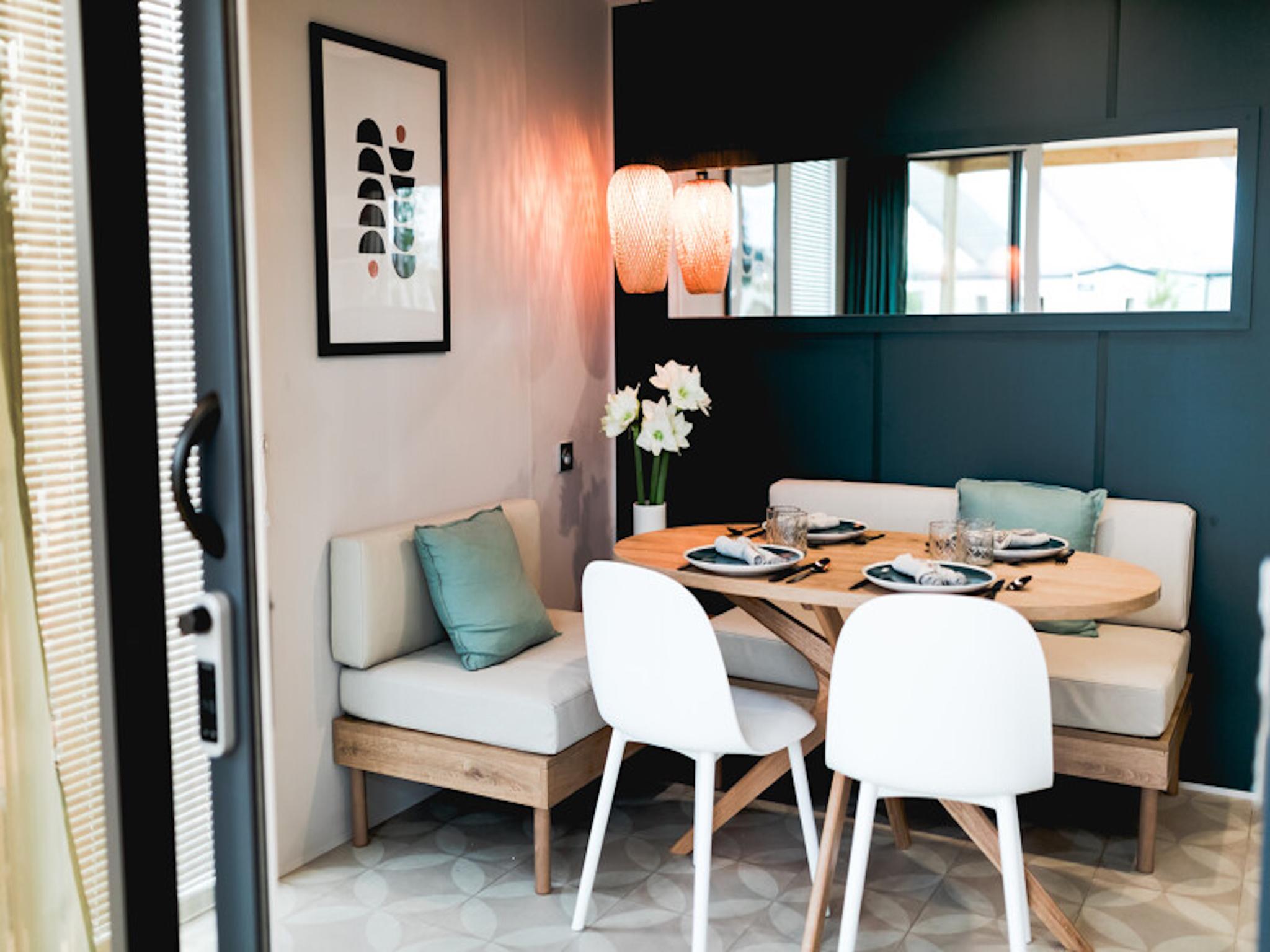 Modern kitchen at Wadden Lodge Living in Westerland