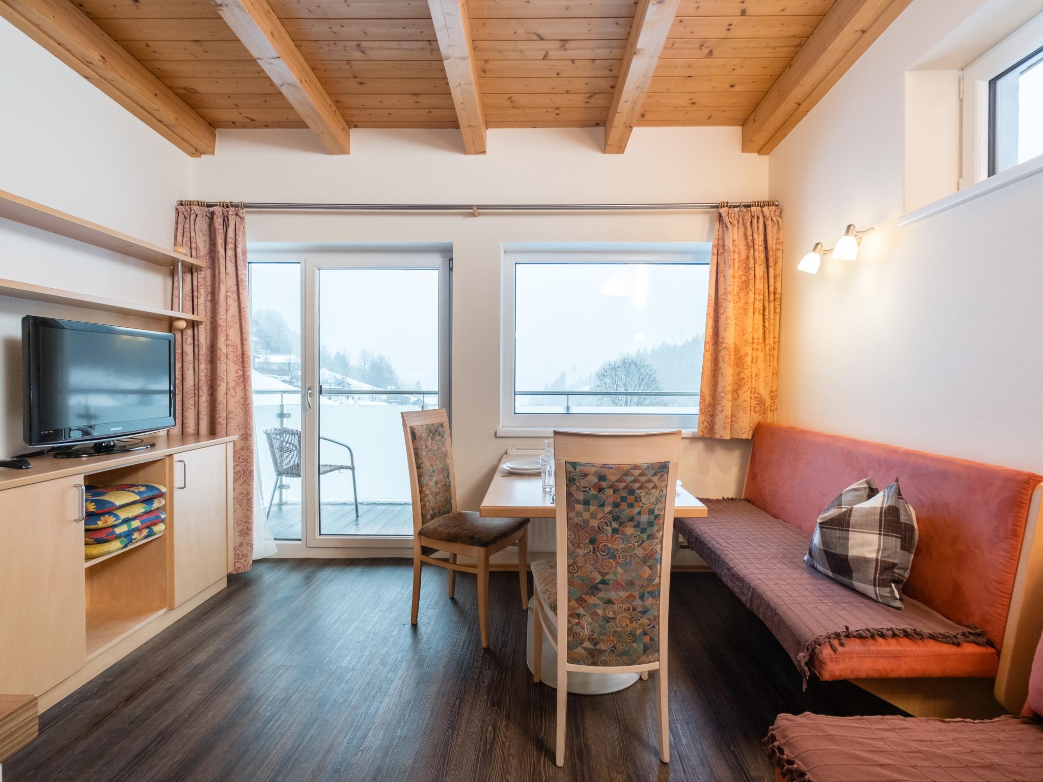 Bedroom with comfortable beds at Anja in Zell am See