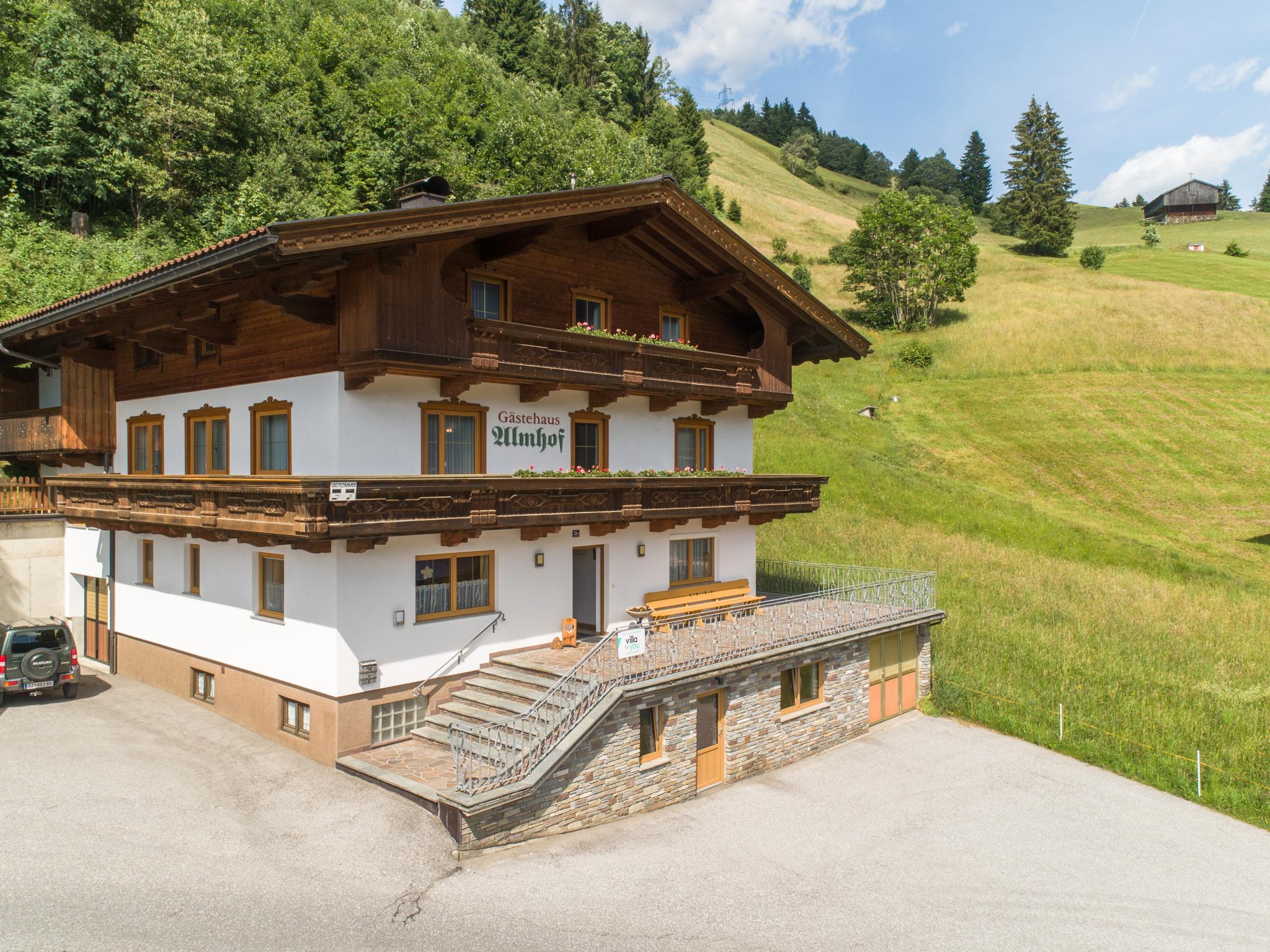 Living area at Ferienhaus Almhof in Gerlosberg