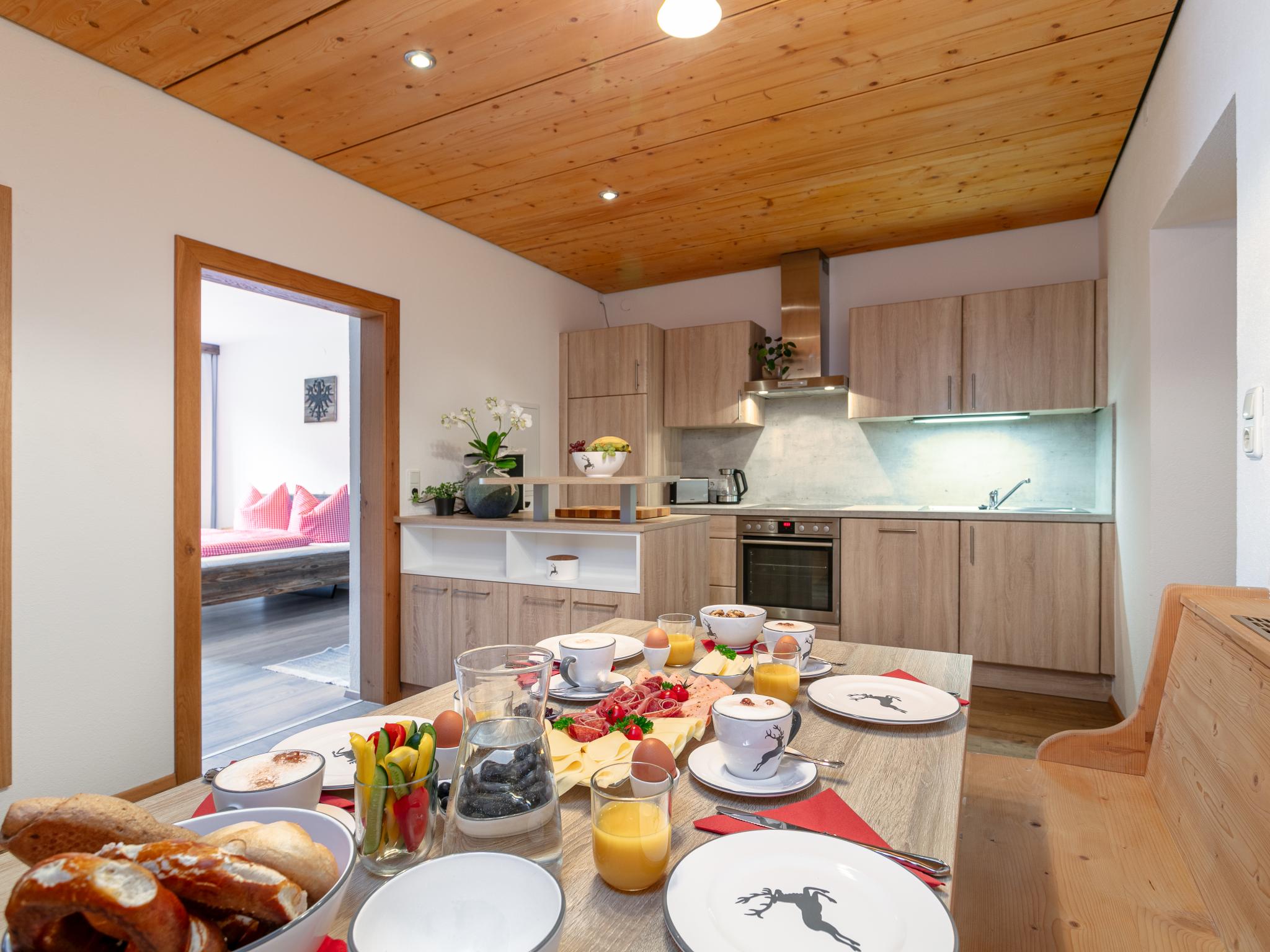 Modern kitchen at Marschbachhof in Walchsee
