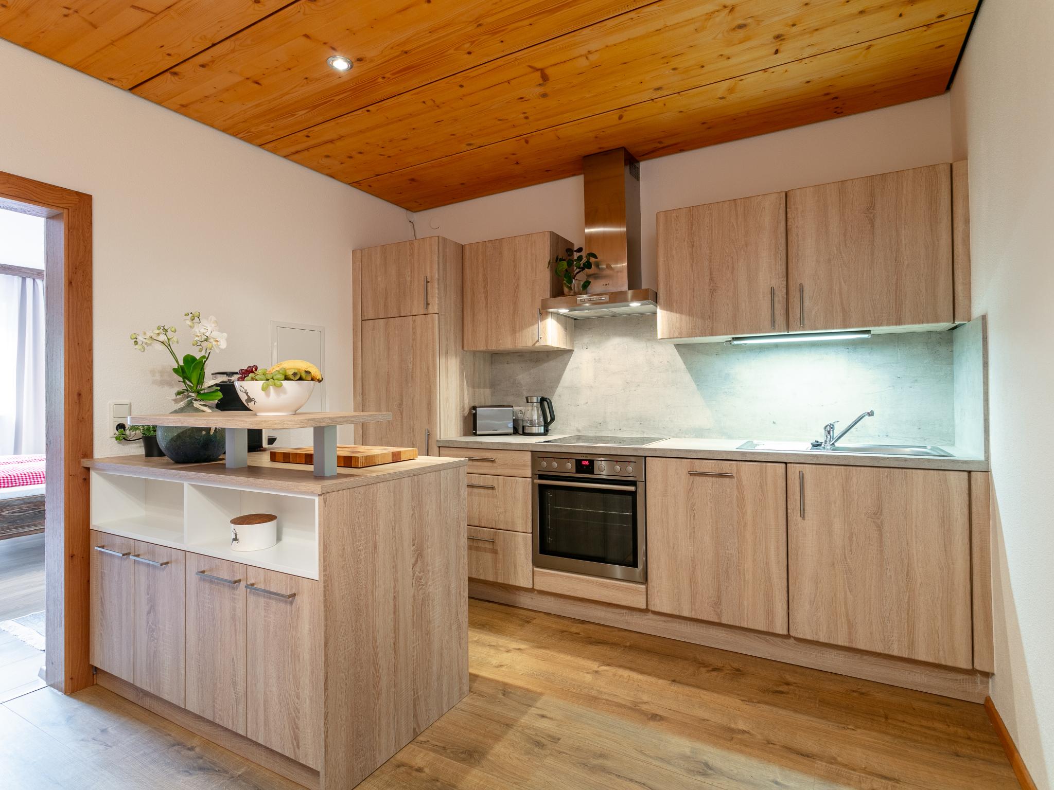 Bedroom with comfortable beds at Marschbachhof in Walchsee