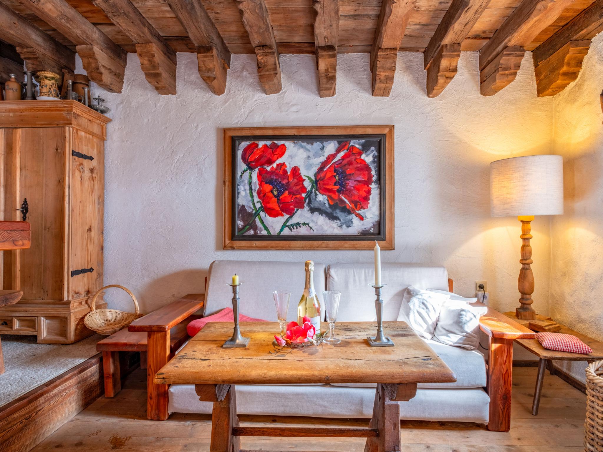 Living area at Zinnhäusel in Alpbach