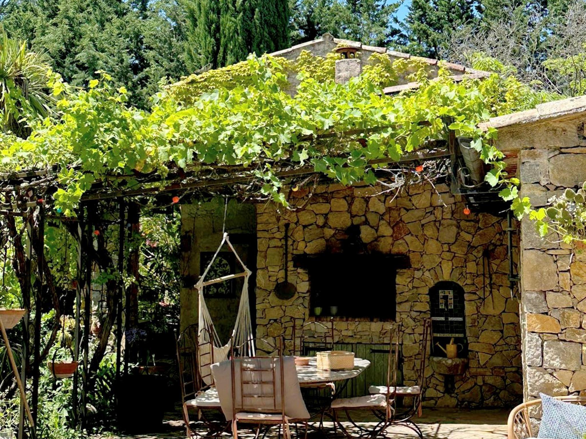 Outdoor terrace and views at Butterfly in Lorgues