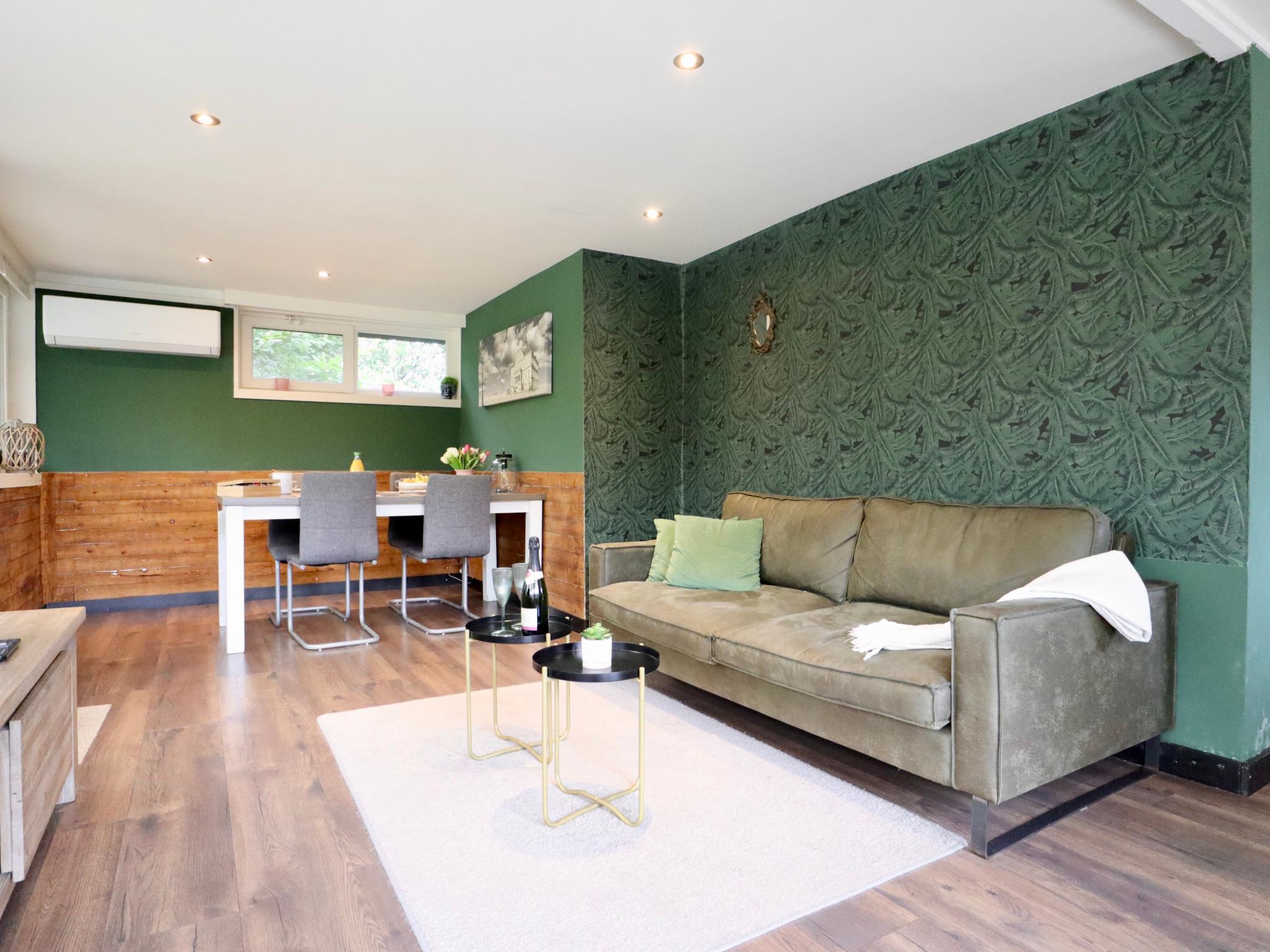 Living area at Sonnig Bungalow in Lanaken