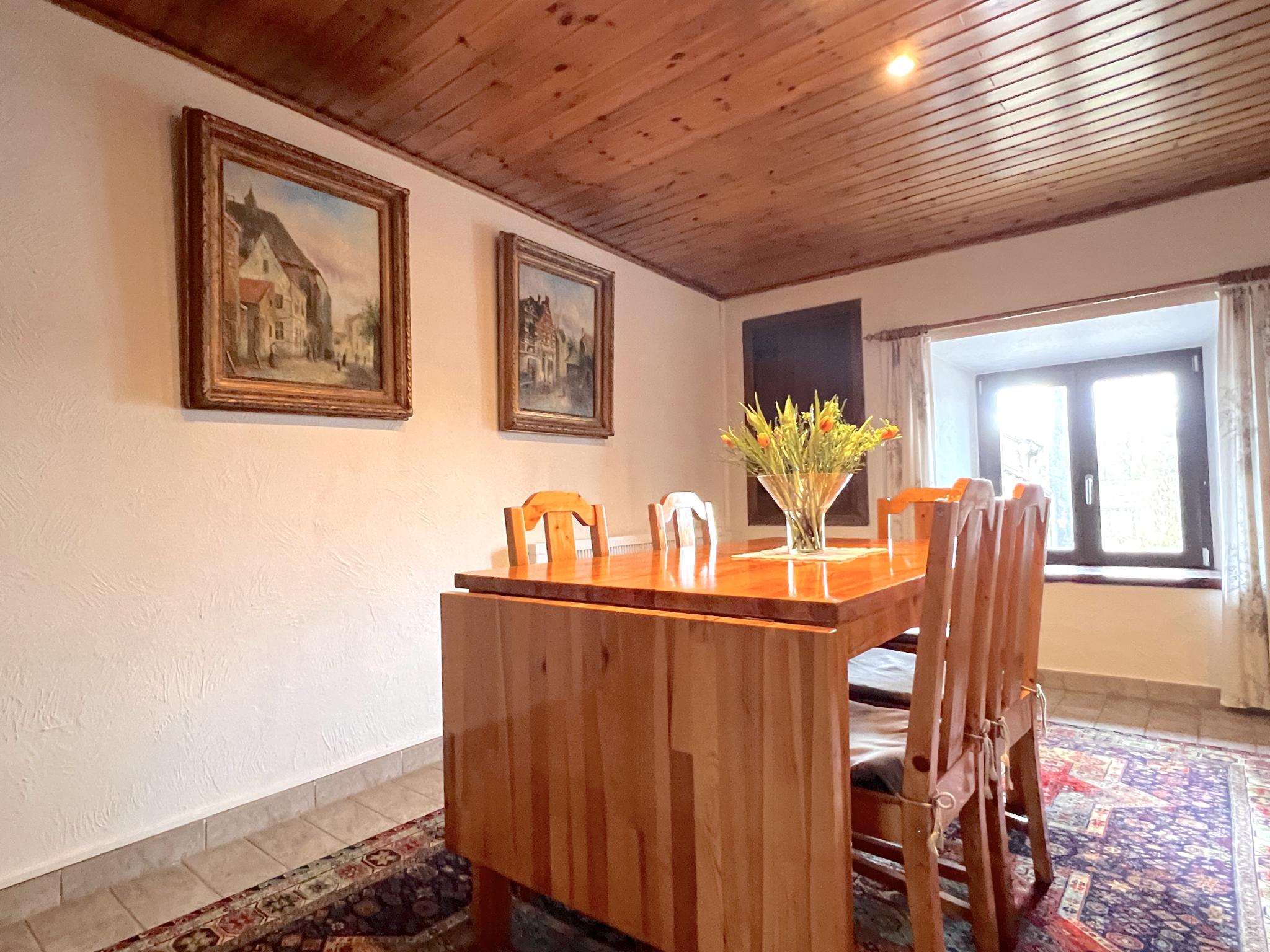 Outdoor terrace and views at Alegria in Trois-Ponts