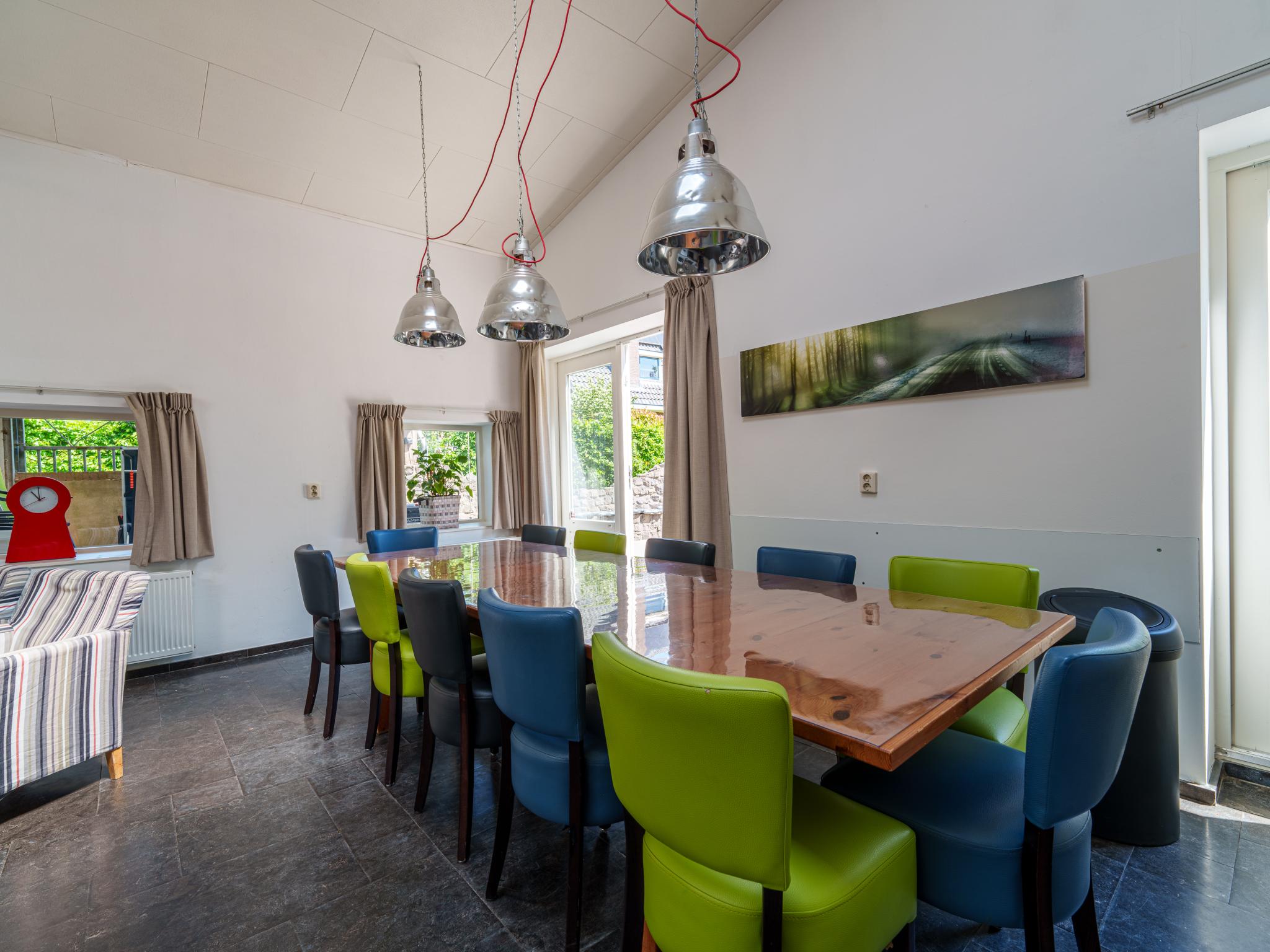 Outdoor terrace and views at Het Grootenhuis in Olst