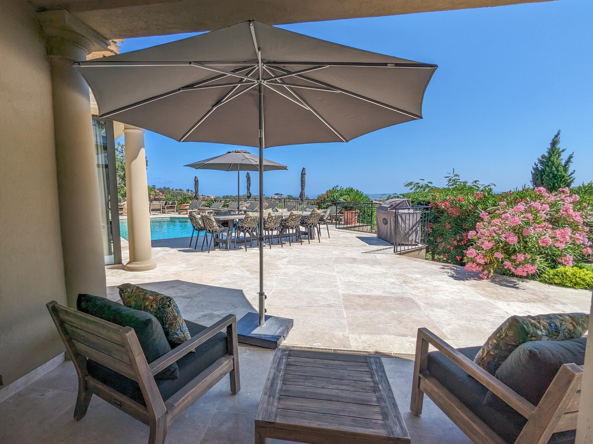 Swimming pool area at Dolce Vita C7 in Sainte Maxime