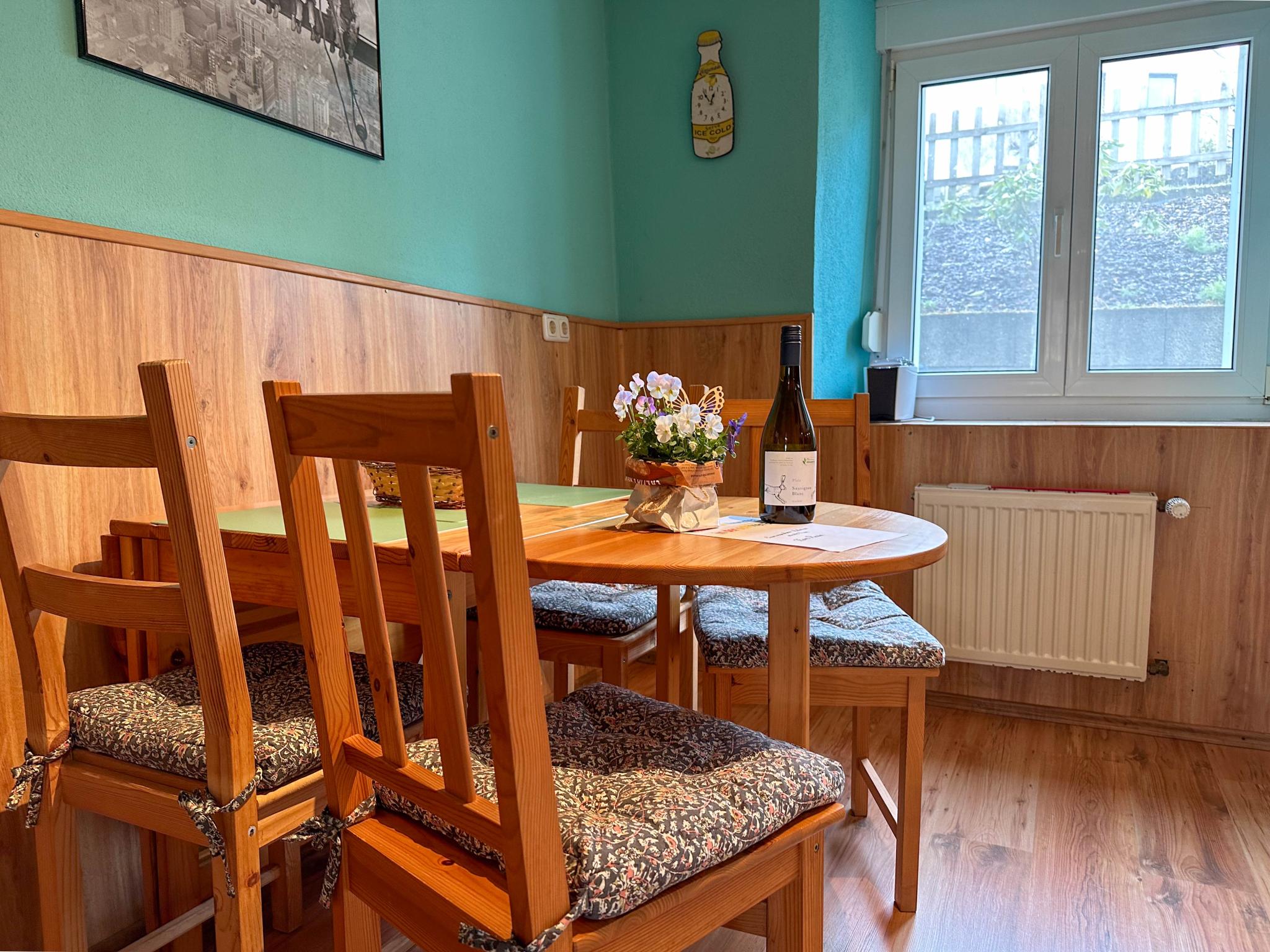 Swimming pool area at By Aenny in Meisburg